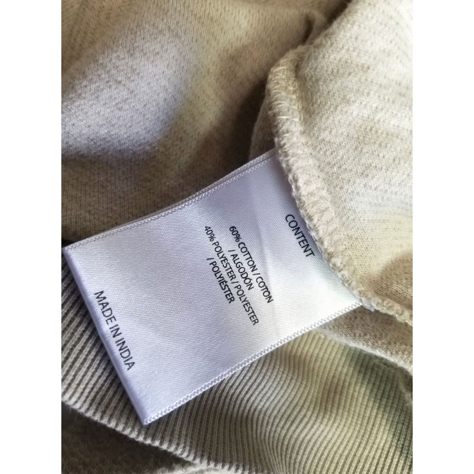 O'Neill O'Neill Hoodie Shirt Beige Long Sleeve Large Mens Drawstring Pockets Graphic Print Lightweight Regular Velvet? Size US L / EU 52-54 / 3 - 7 Thumbnail