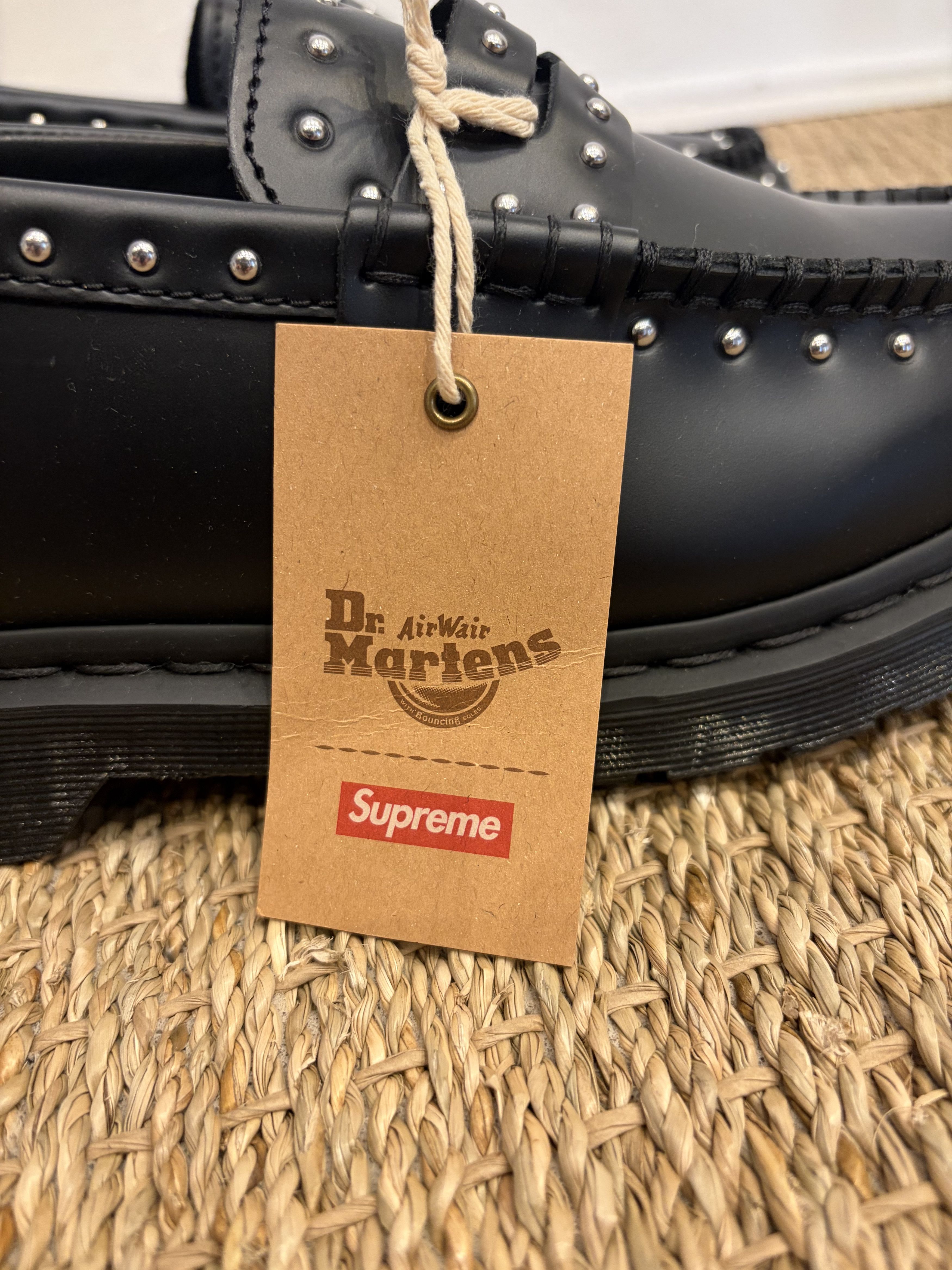 Dr. Martens × Supreme Mocassin en cuir noir Dr Martens x Supreme Size US 8 / EU 41 - 7 Thumbnail
