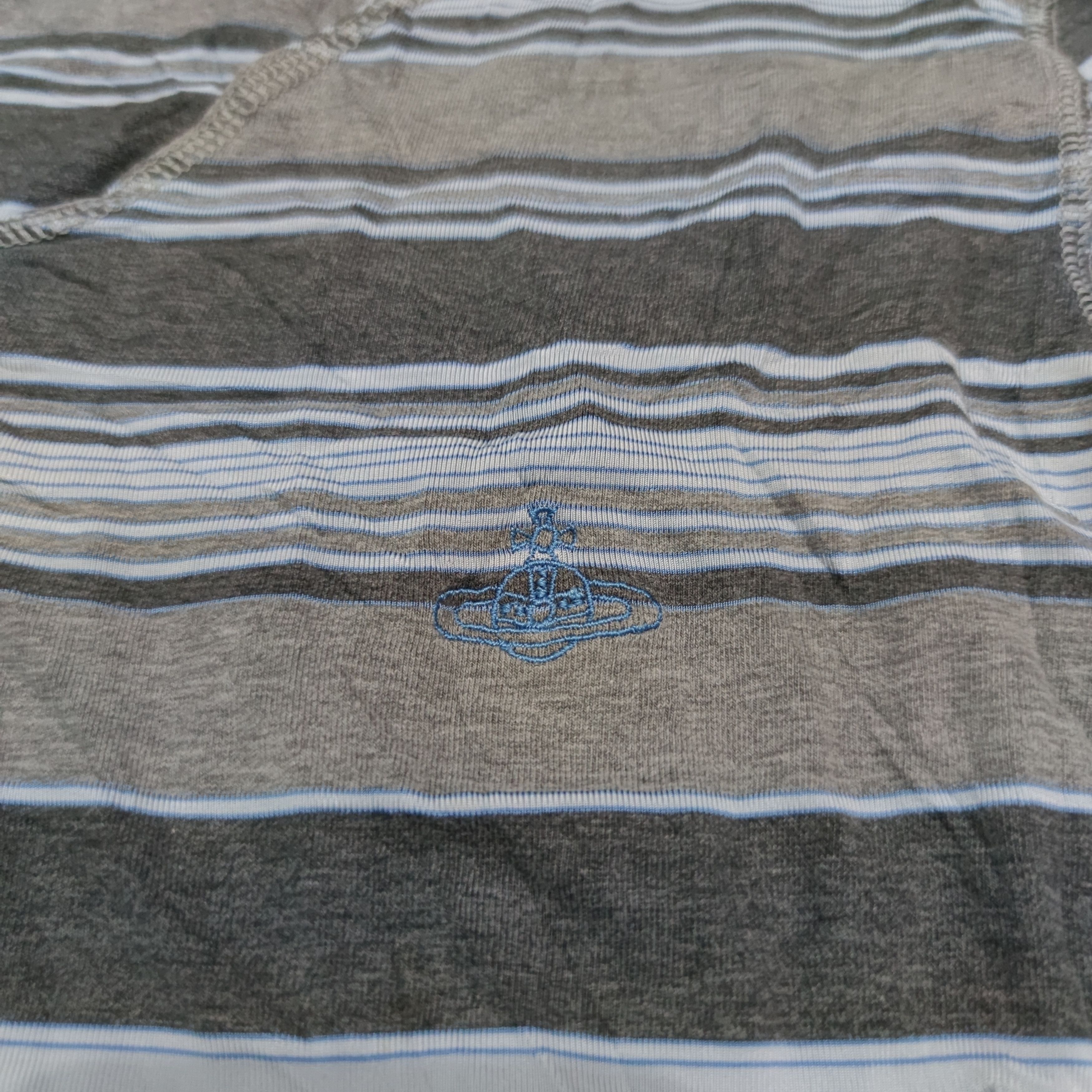 Vivienne Westwood Vivienne Westwood Man Stretch V Neck Long Sleeve T Shirt Size US M / EU 48-50 / 2 - 2 Thumbnail