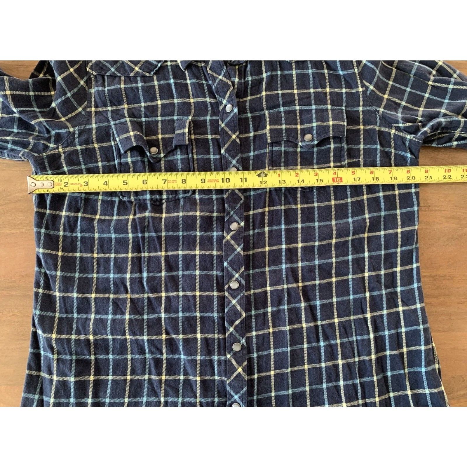 Lucky Brand Lucky Brand Shirt Men’s L Windowpane Plaid Pearl Snap Western Long Sleeve Multicolor Cotton Flannel Button-Up Cowboy Outdoor 70s? Size US L / EU 52-54 / 3 - 6 Thumbnail