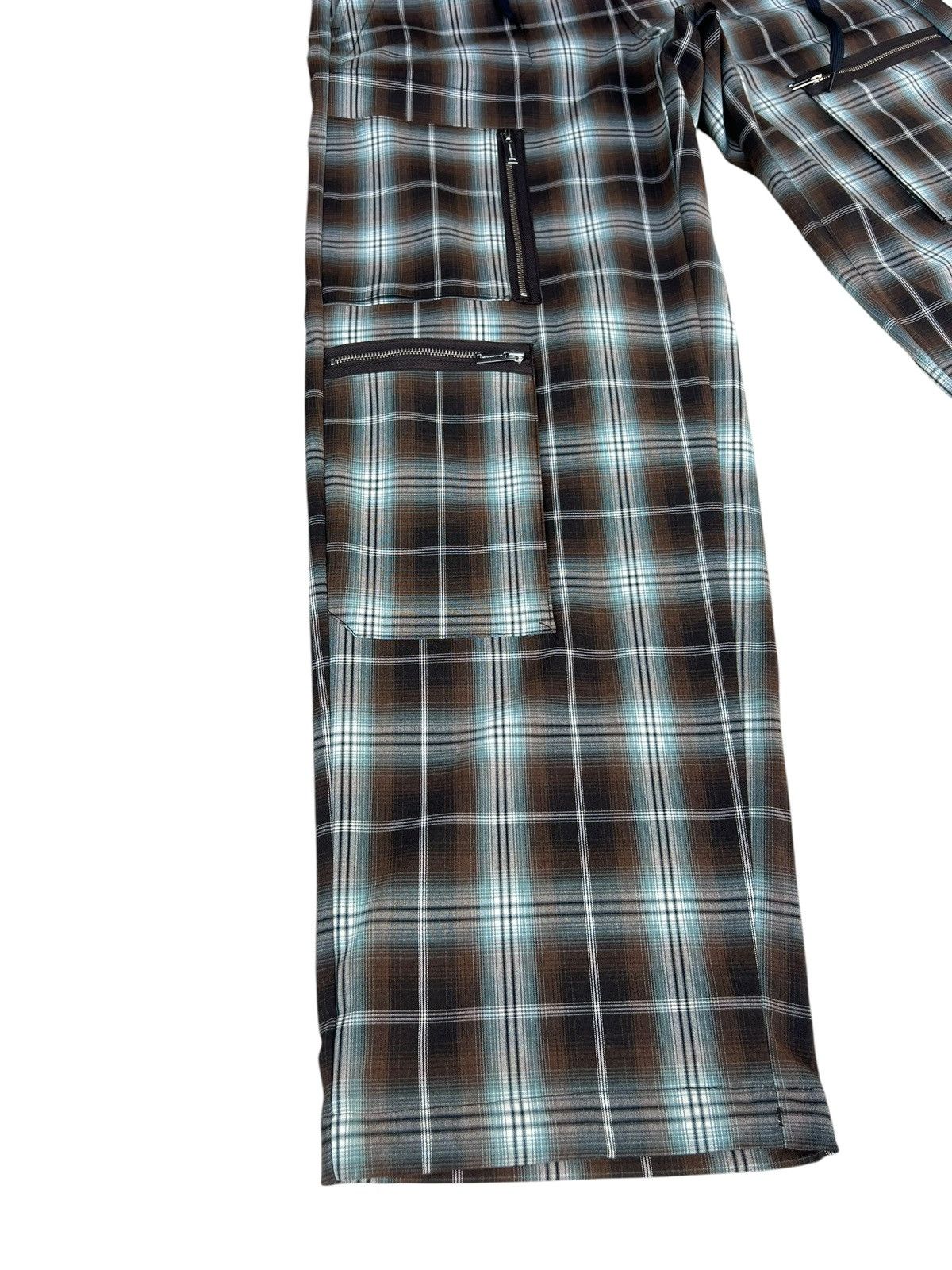Undercover Undercover X Gu Shadows Plaid Parachute Baggy Trouser Pant Size US 29 - 9 Thumbnail