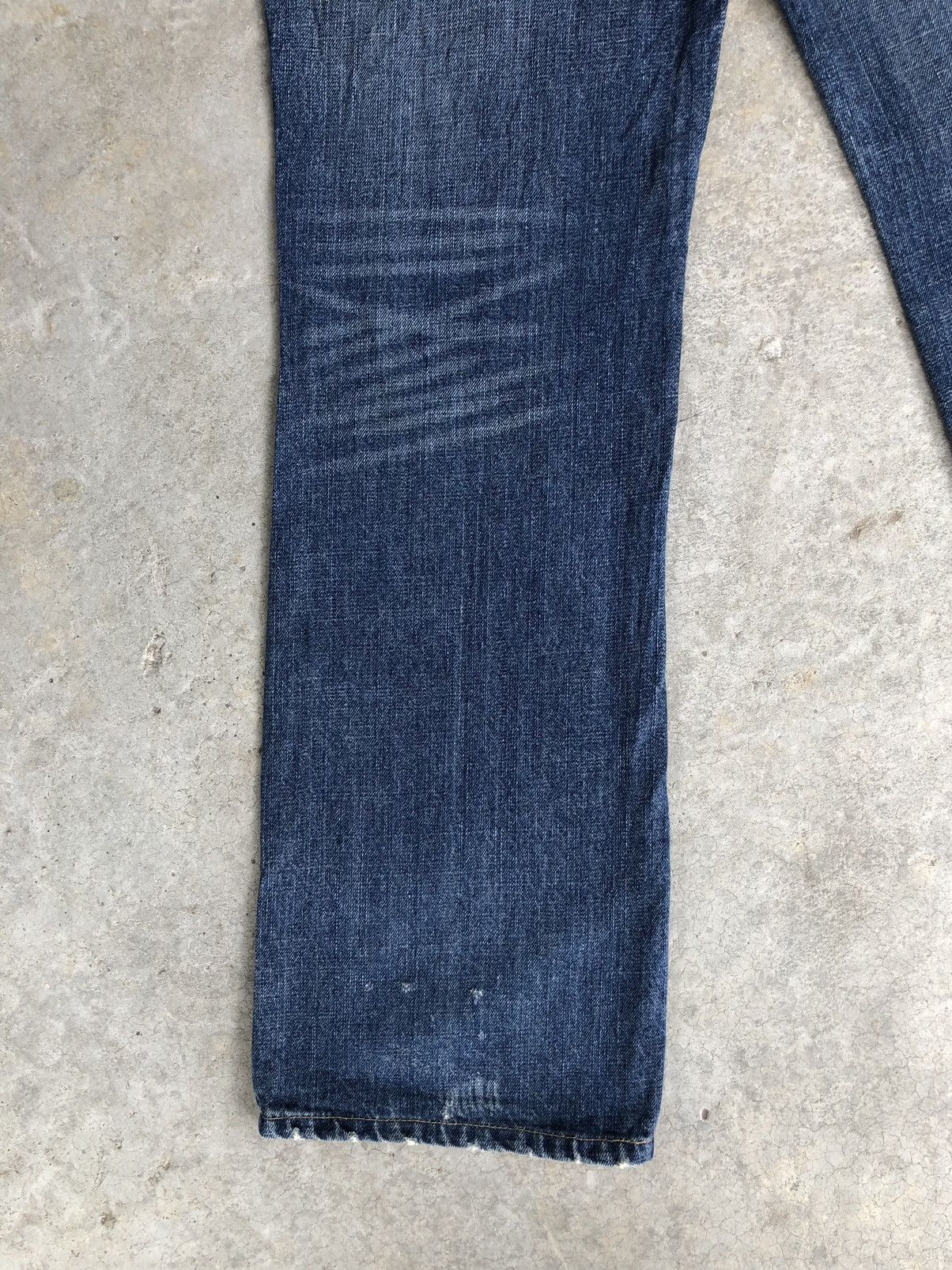 Japanese Brand Japanese Quadro Embroidered Jeans Mini Flare Distressed Size US 32 / EU 48 - 11 Thumbnail