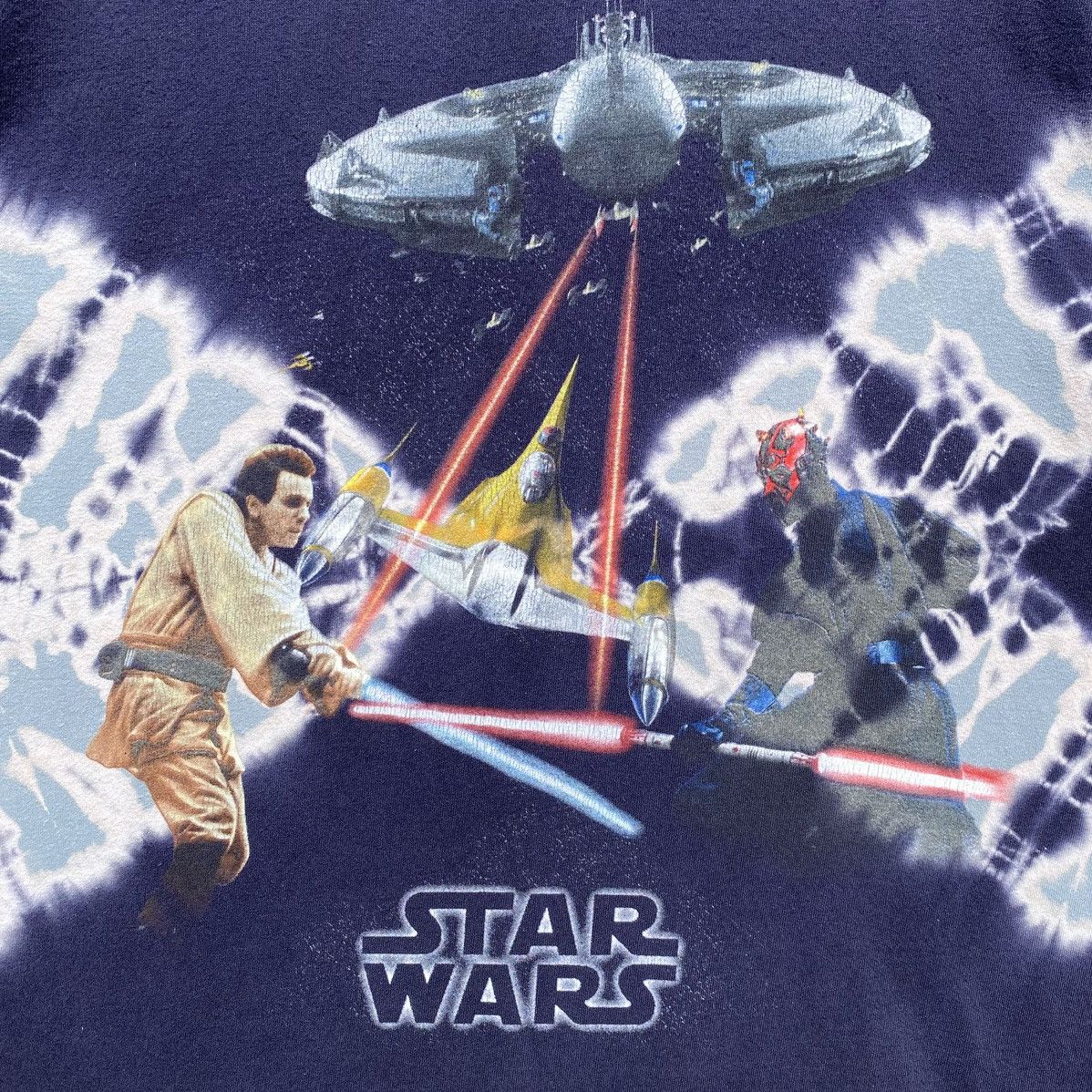 Star Wars Vintage 90s Star Wars The Phantom Menace Episode 1 Shirt Size US M / EU 48-50 / 2 - 8 Thumbnail