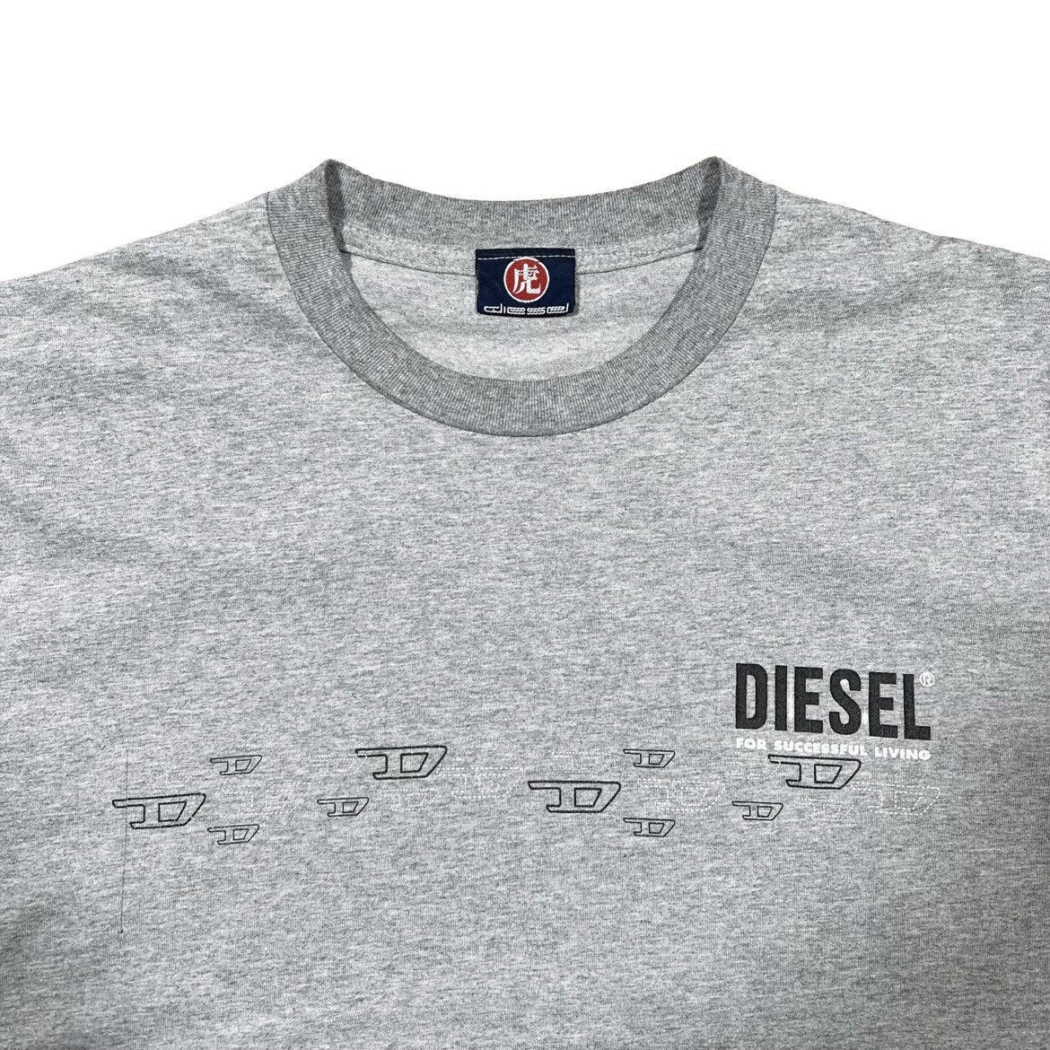 Diesel Diesel Grey T-Shirt Size US XL / EU 56 / 4 - 3 Thumbnail