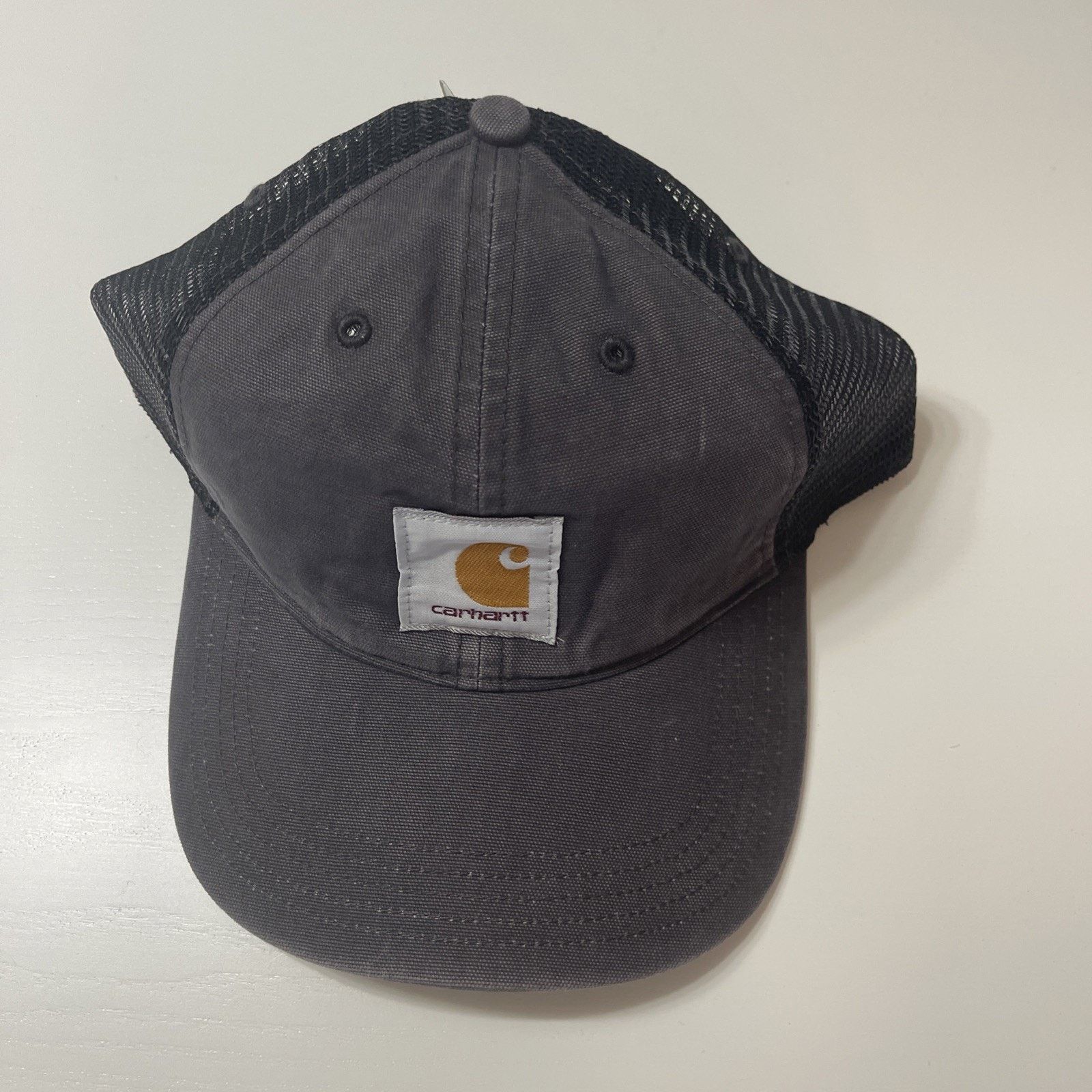 Carhartt Carhartt men's Trucker Cap Hat Snapback Gray New With Tags Size ONE SIZE - 3 Thumbnail