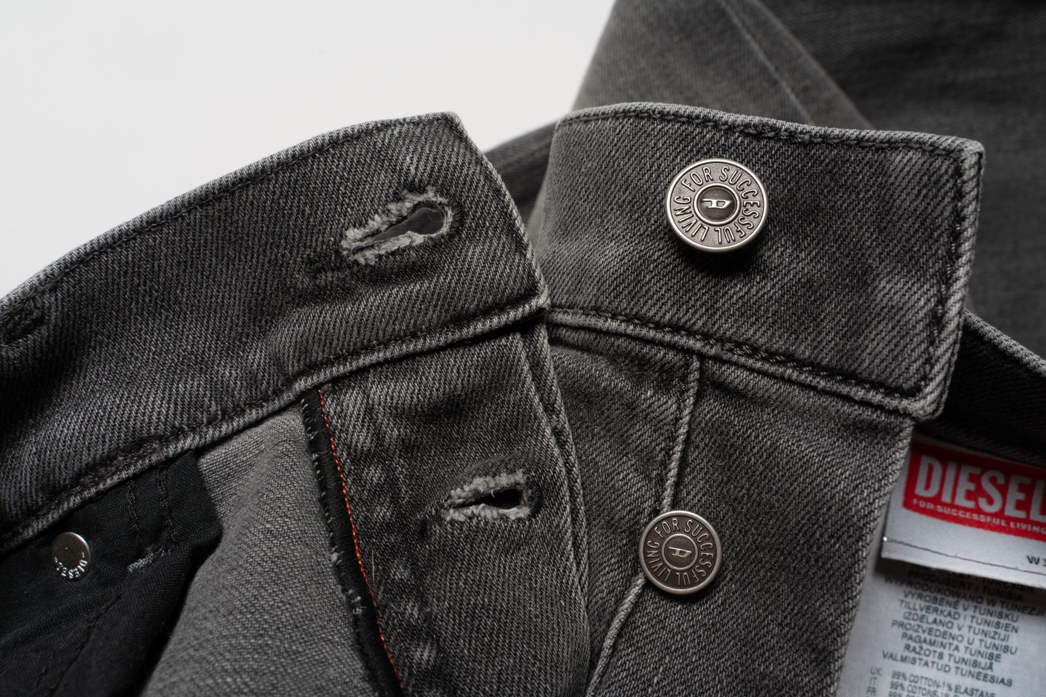 Diesel 🔵DIESEL D-FINING Stretch Tapered Grey Jeans Size US 34 / EU 50 - 6 Thumbnail