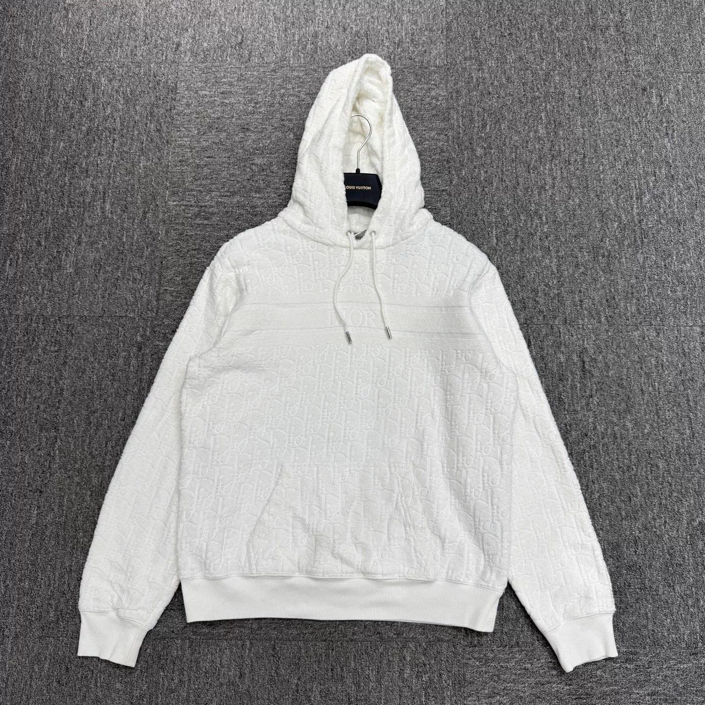 dior monogram hooded sweatshirt.