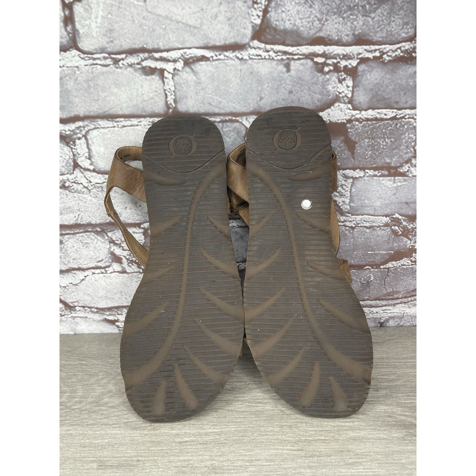 Born Born Handcrafted Brown Leather Strappy Casual Sandals Women’ Size US 10 / IT 40 - 20 Thumbnail