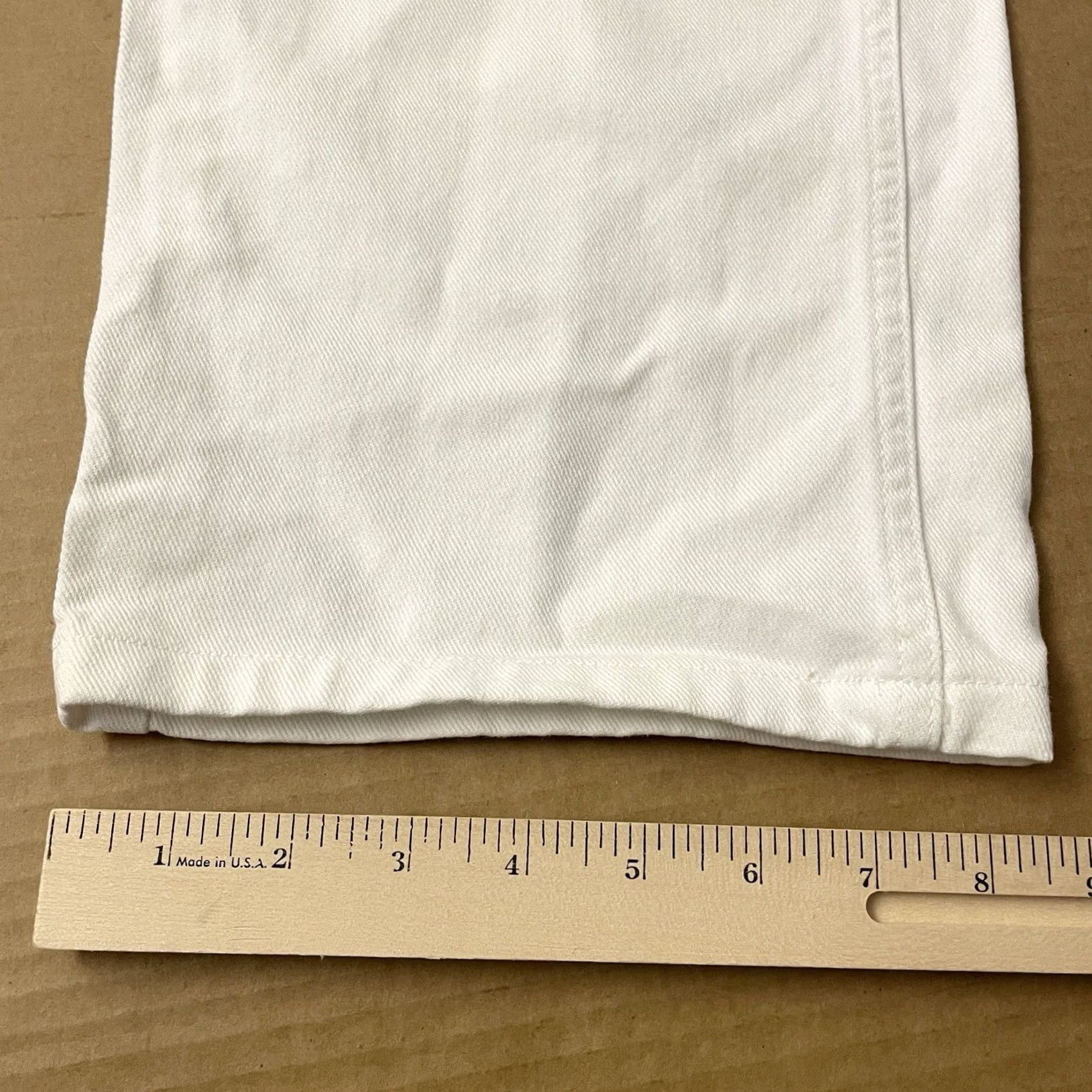 Ralph Lauren VINTAGE Ralph Lauren Jeans Womens 12 White RL Baggy Hip Hop Y2K Size 34" / US 12 / IT 48 - 5 Thumbnail