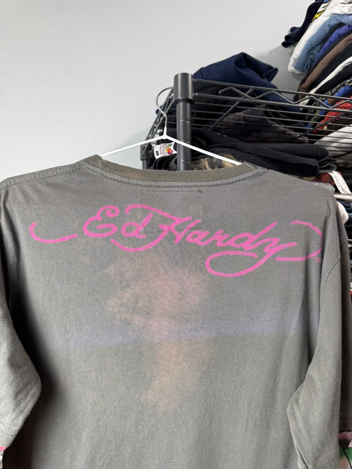 Christian Audigier Vintage Ed Hardy Rhinestones Wolf Longsleeve Punk Rock Size US XL / EU 56 / 4 - 8 Thumbnail