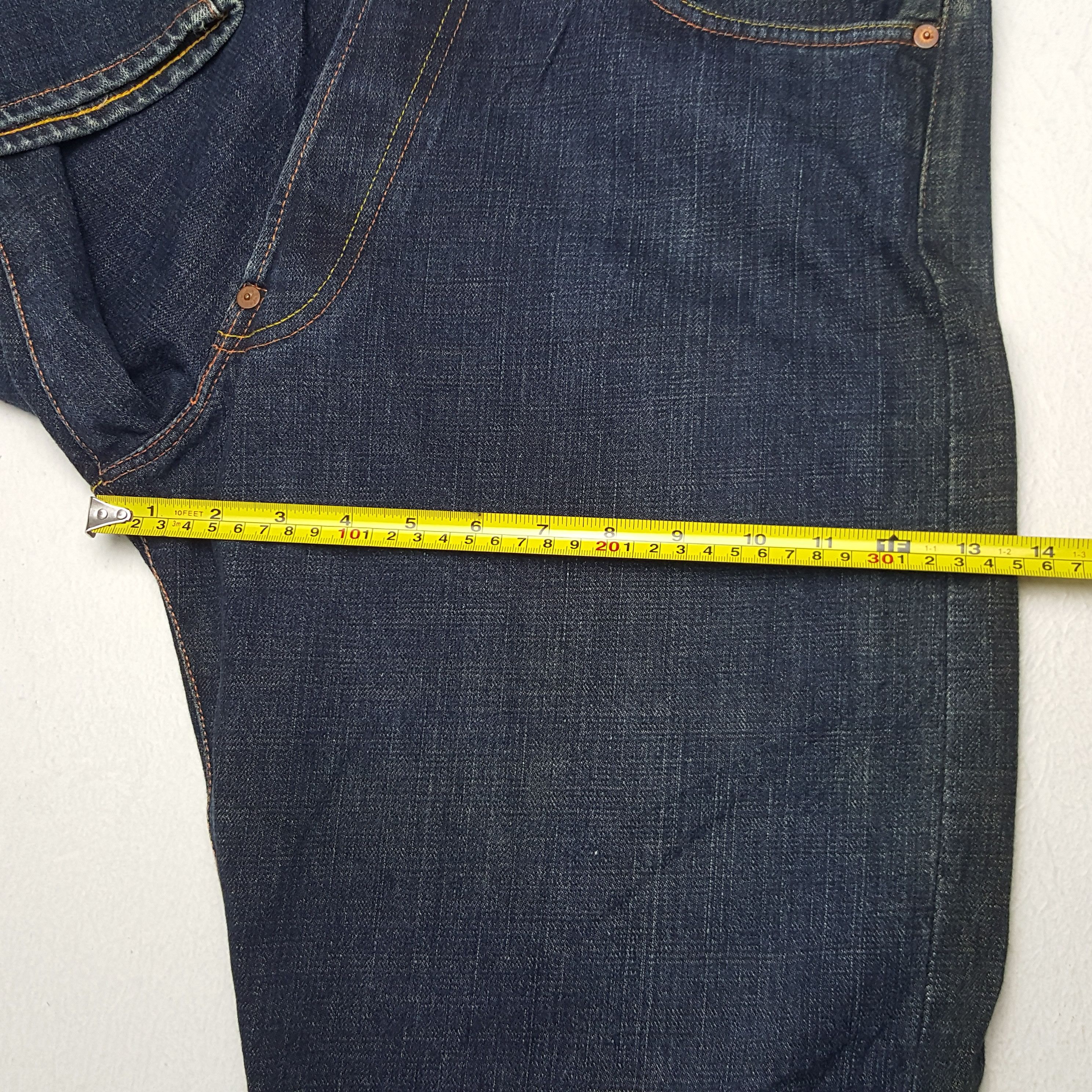 Evisu × Vintage Vintage Evisu Japan Leather Daicock Snake Design Denim Jeans Size US 31 - 9 Thumbnail