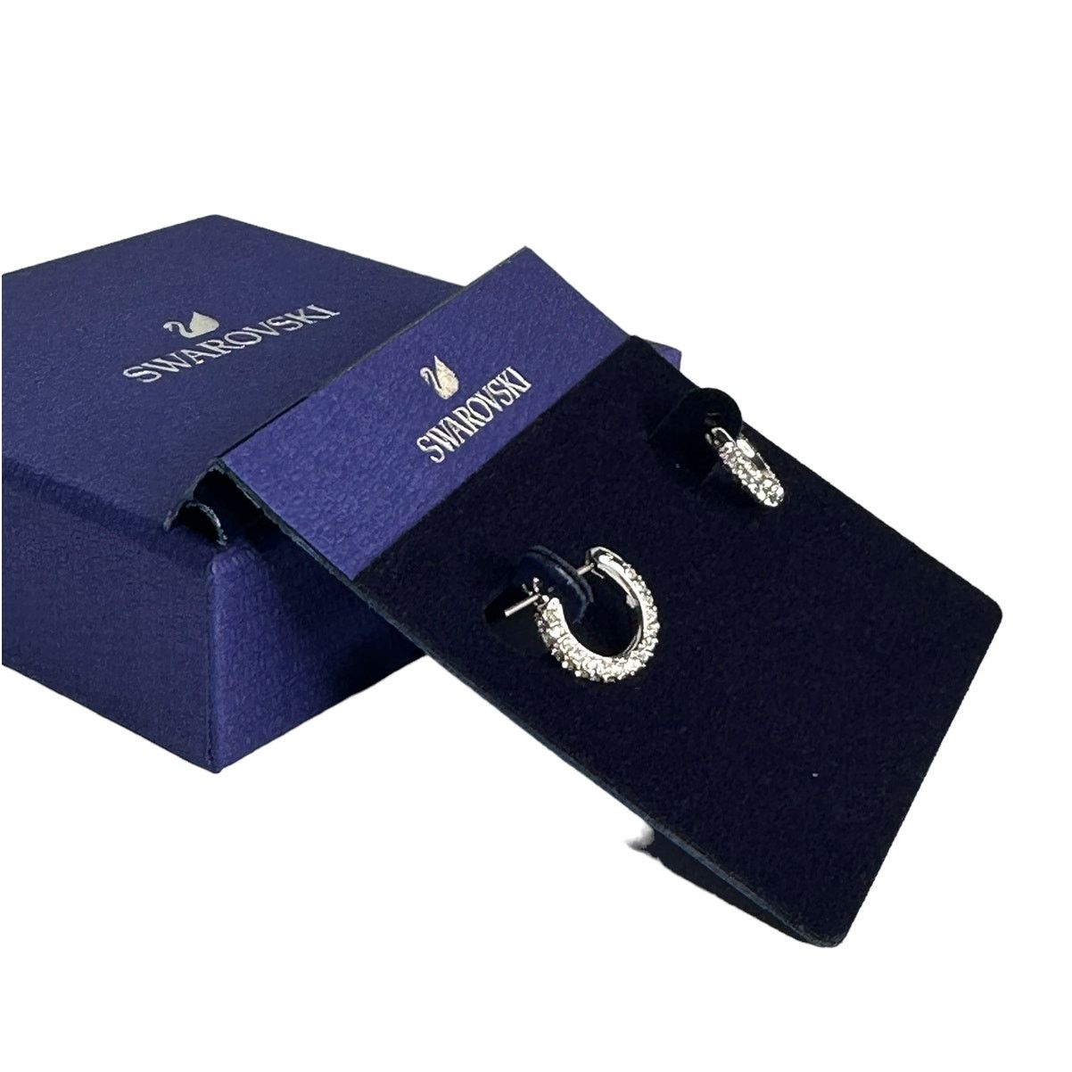 Swarovski Swarovski Stone hoop earrings Pavé, Small Size ONE SIZE - 2 Thumbnail
