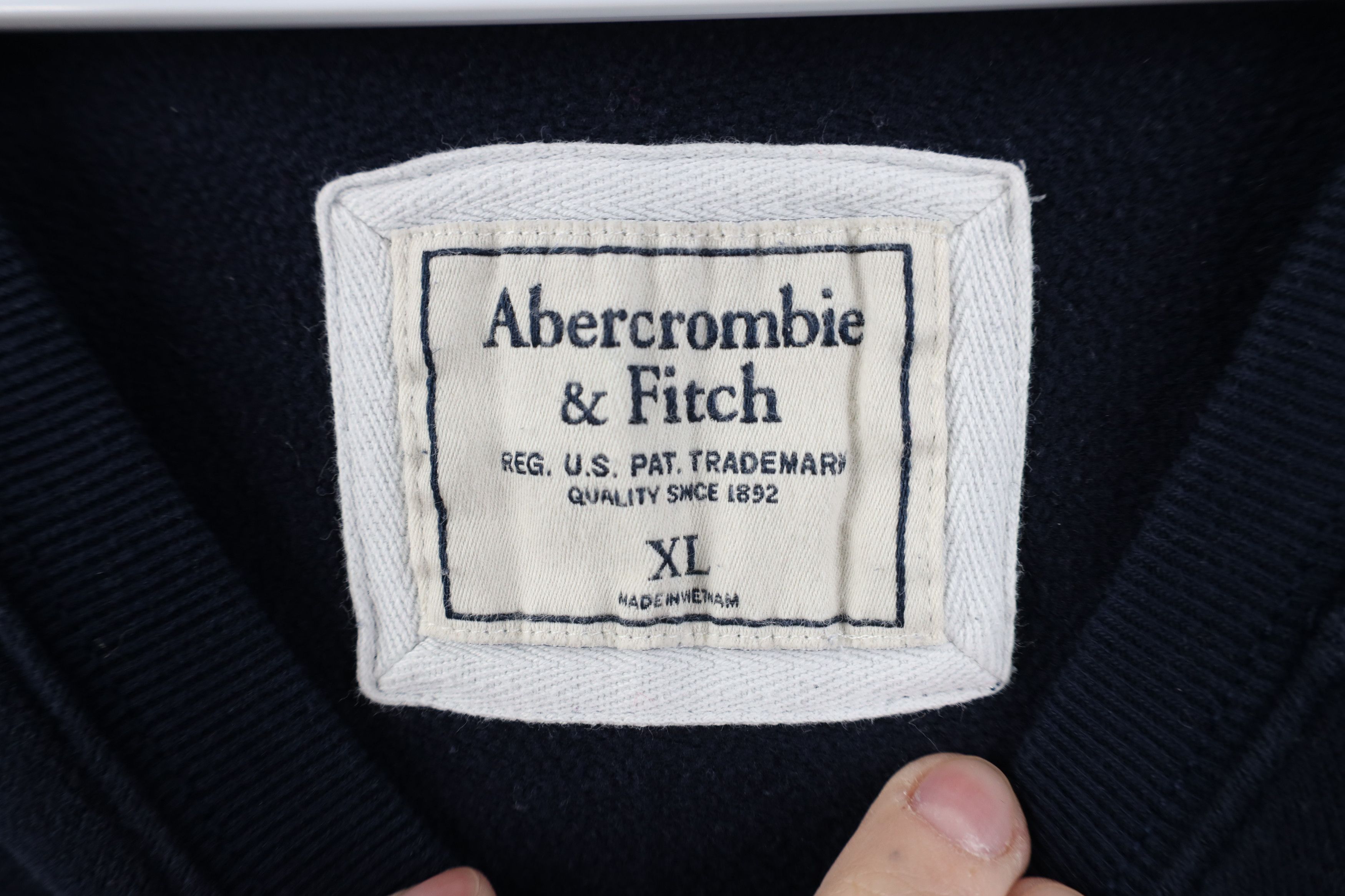 Abercrombie & Fitch Vintage 90s Y2K Abercrombie & Fitch Crewneck Sweatshirt Blue Size XL / US 12-14 / IT 48-50 - 9 Thumbnail