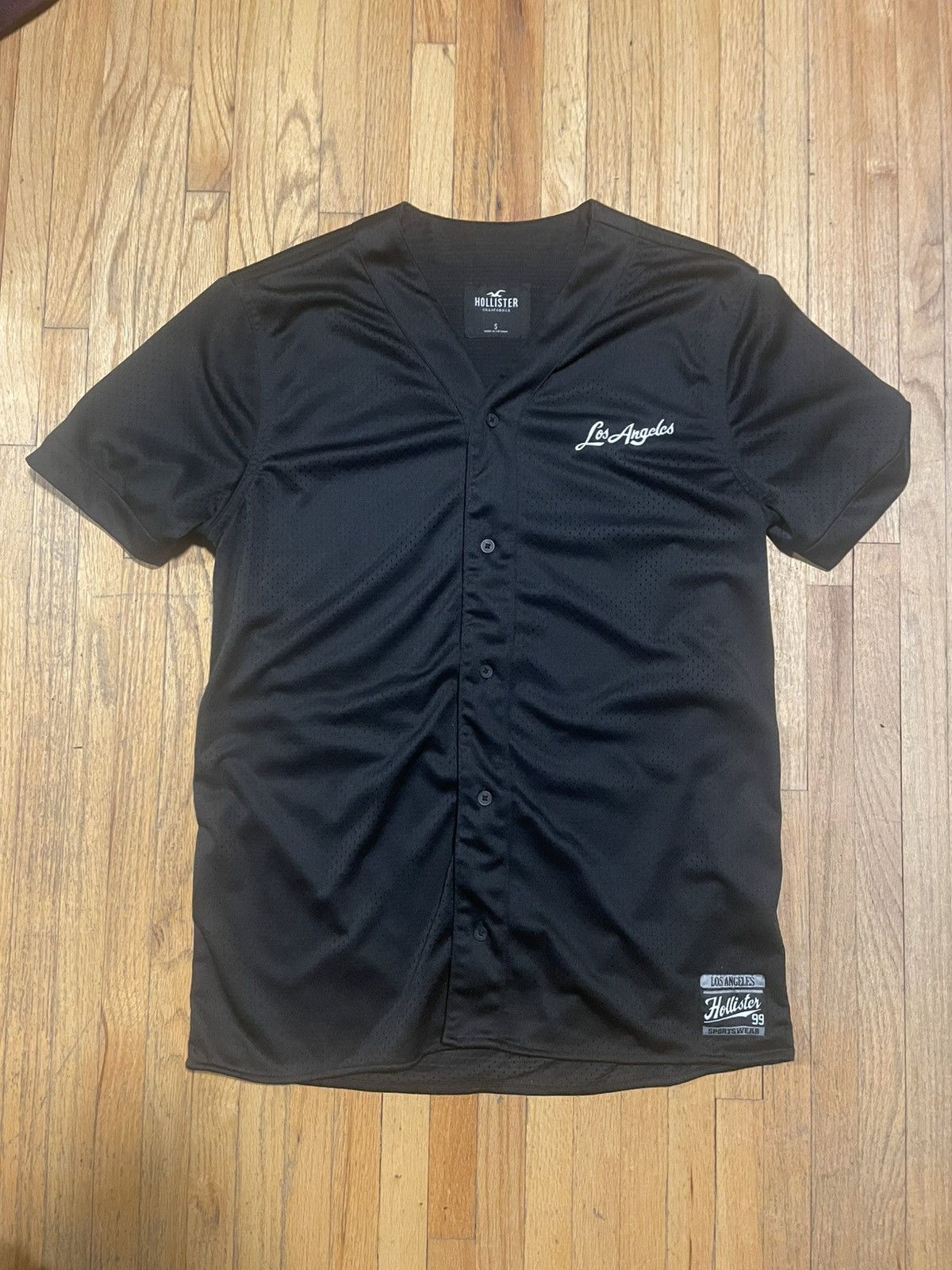 Hollister Black Hollister Co. LA Baseball Jersey Size US S / EU 44-46 / 1 - 1 Thumbnail