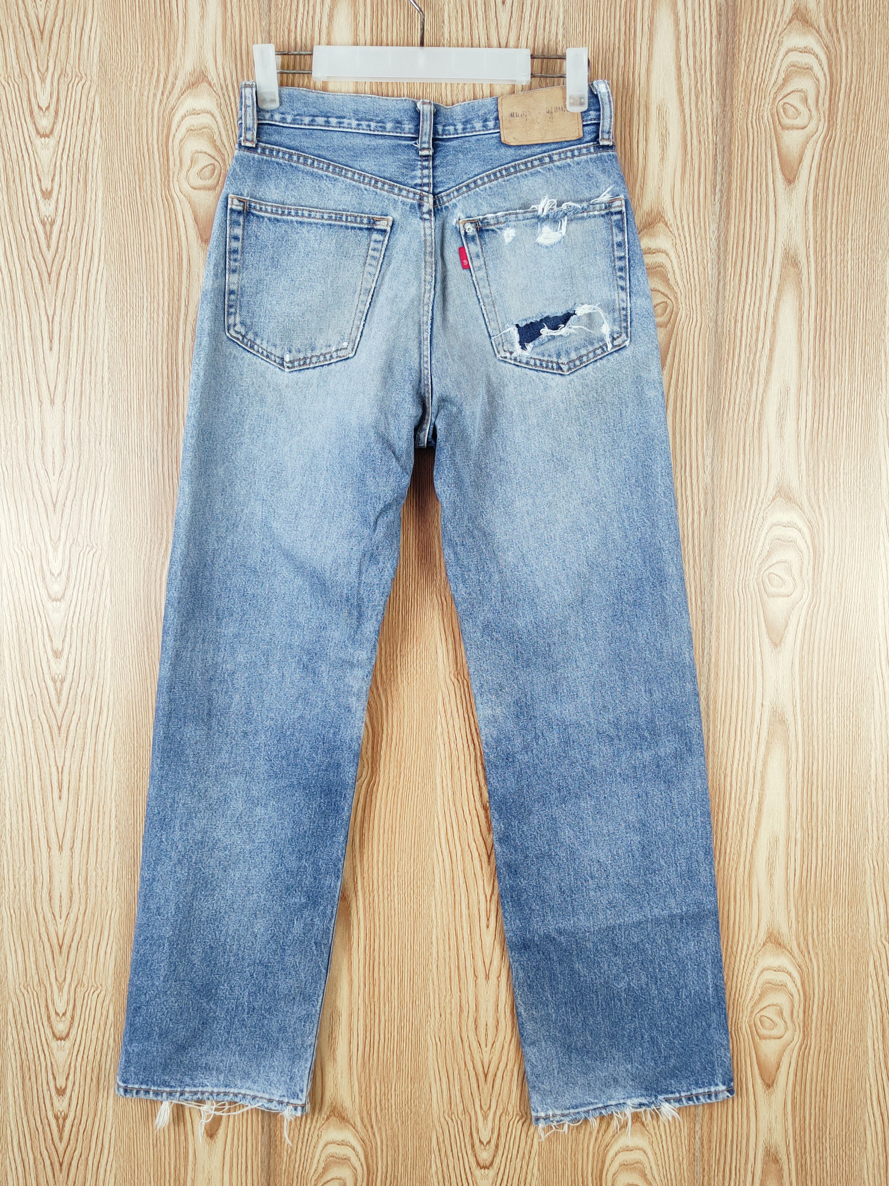 Japanese Brand Japanese Brand Blue Distressed Ripped denim Jeans #W802 Size US 28 / EU 44 - 7 Thumbnail