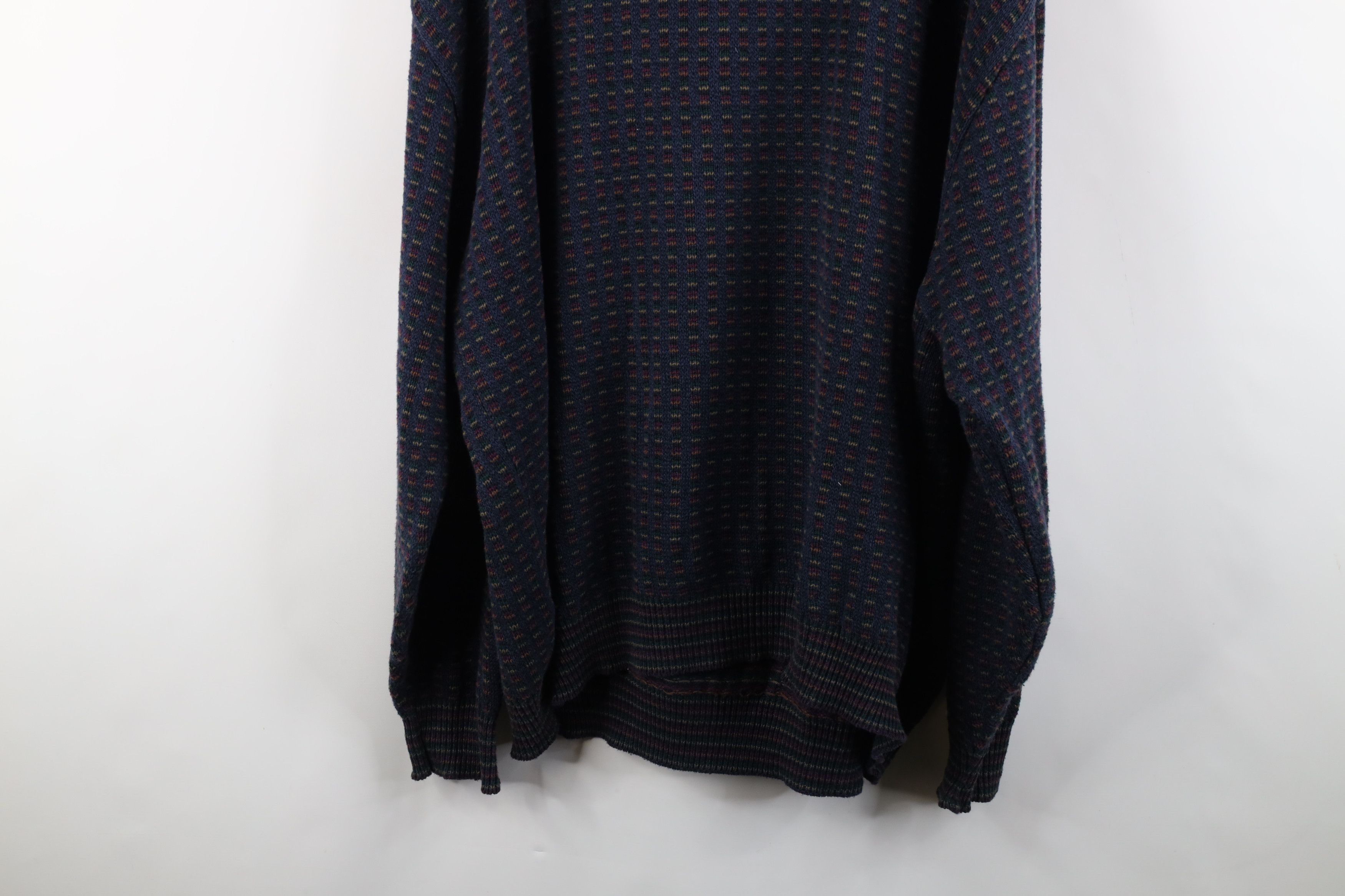 Vintage Vintage 90s Streetwear Cotton Rainbow Striped Sweater USA Size US XXL / EU 58 / 5 - 11 Thumbnail