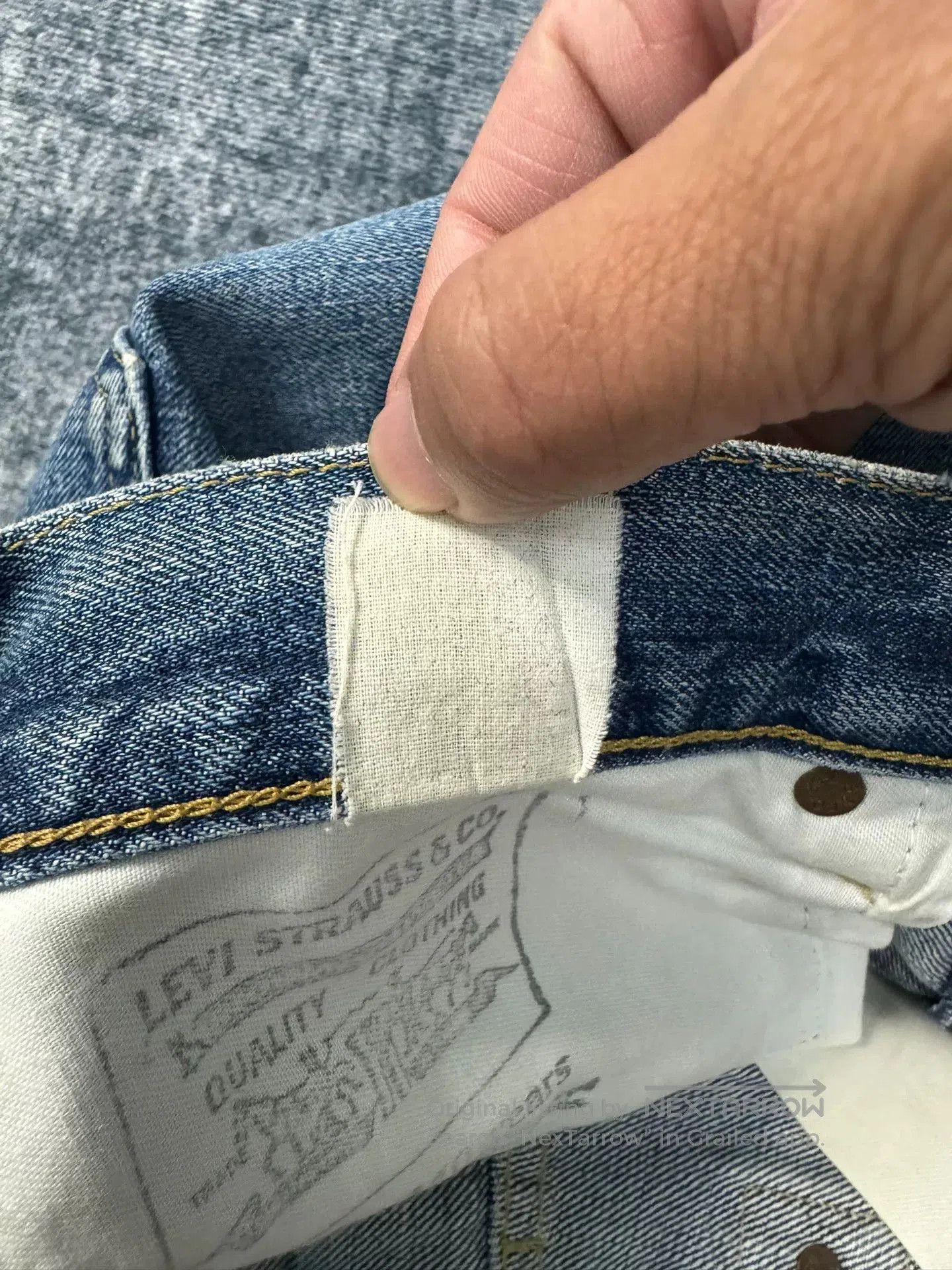 Levi's Vintage Levis 702XX LVC 00s Jeans. Size US 32 / EU 48 - 5 Thumbnail