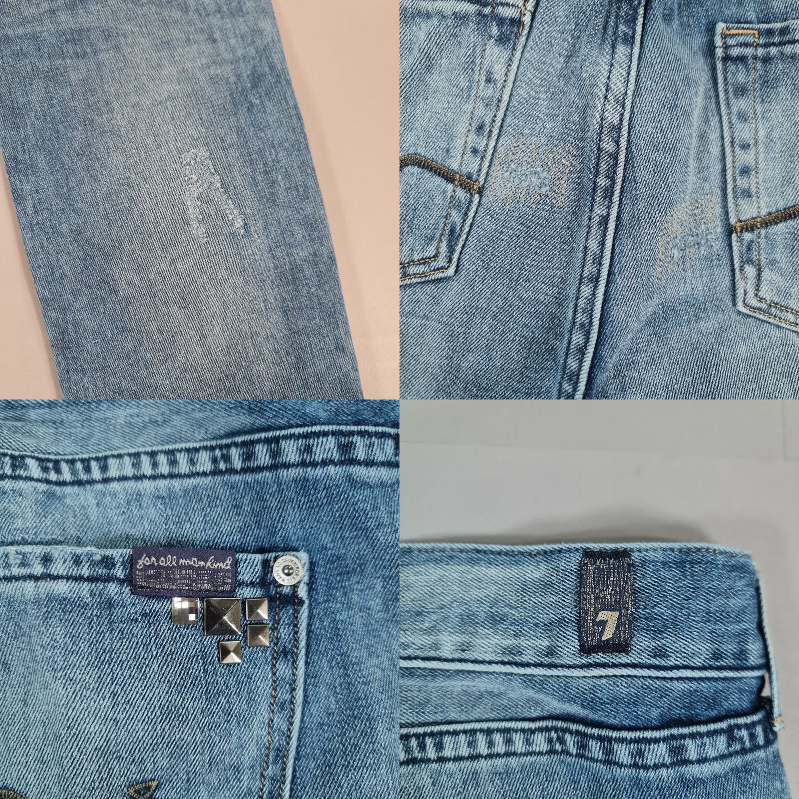 7 For All Mankind VINTAGE none Size 24" / US 00 / IT 34 - 9 Thumbnail