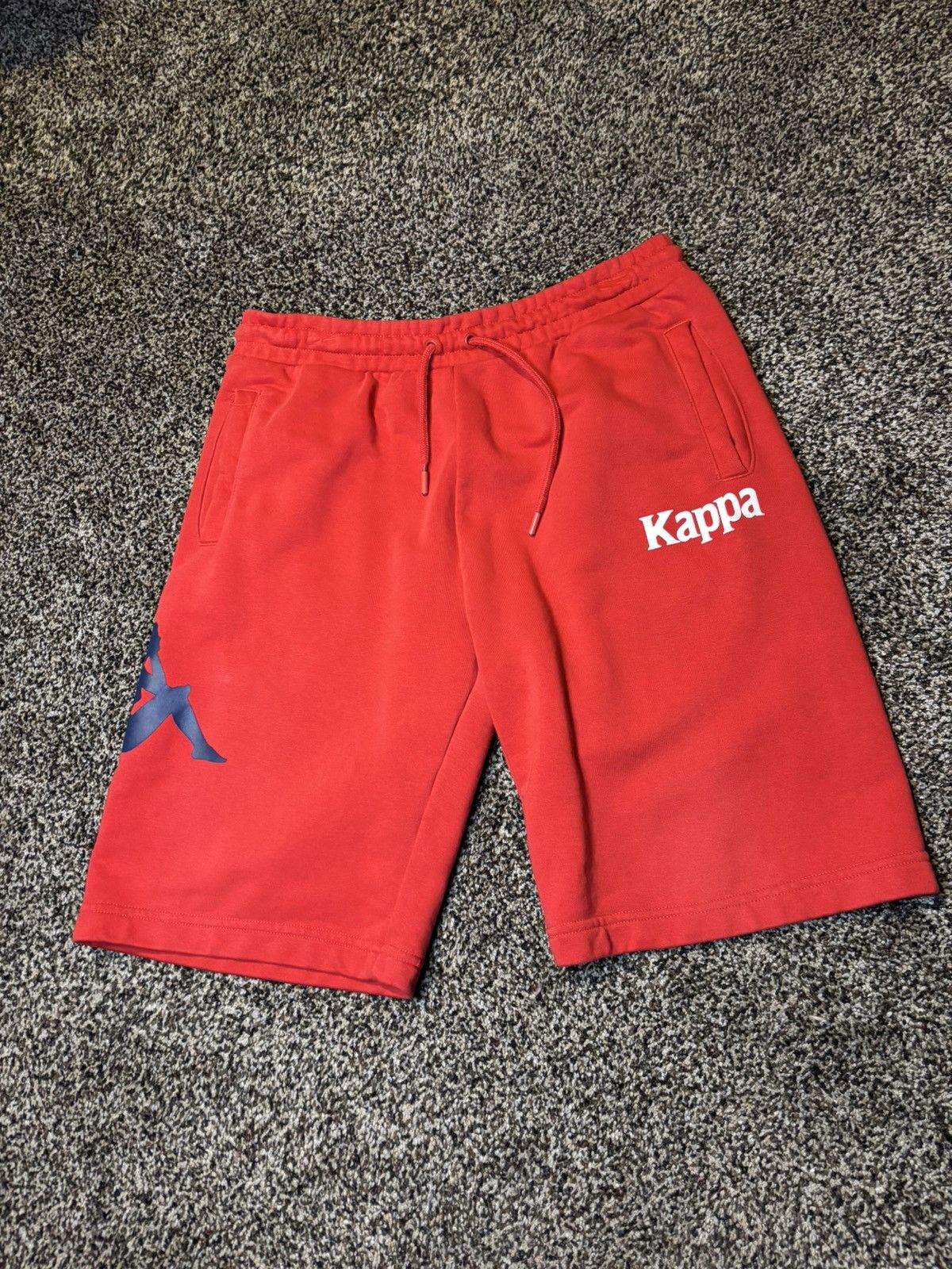 Kappa Kappa Drawstring Sweatshorts ‘red’ Size US 36 / EU 52 - 1 Thumbnail