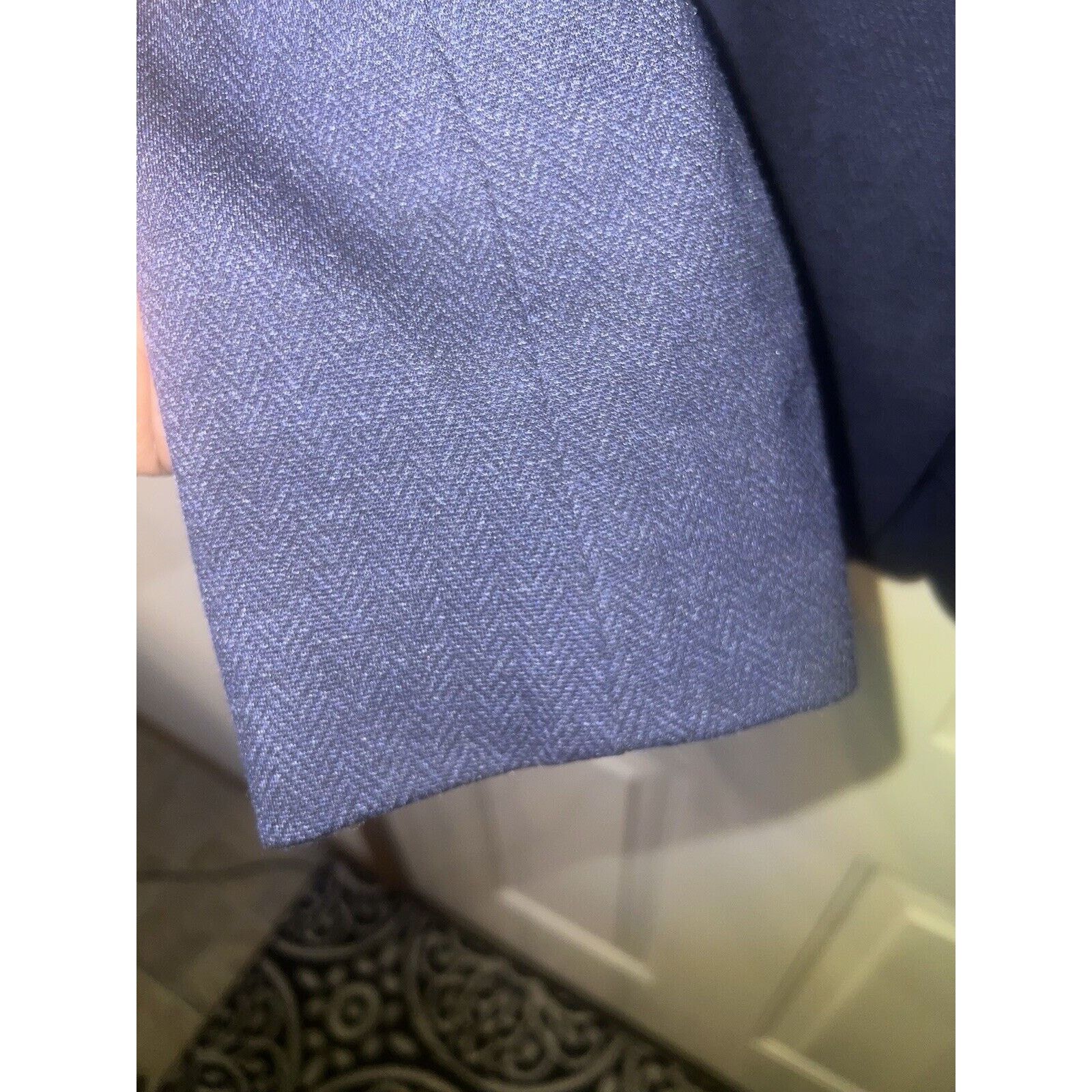 Other Talbots Womens Navy Blue Blazer Jacket 18 Shawl Lapel Single Size XXL / US 16-18 / IT 52-54 - 5 Thumbnail