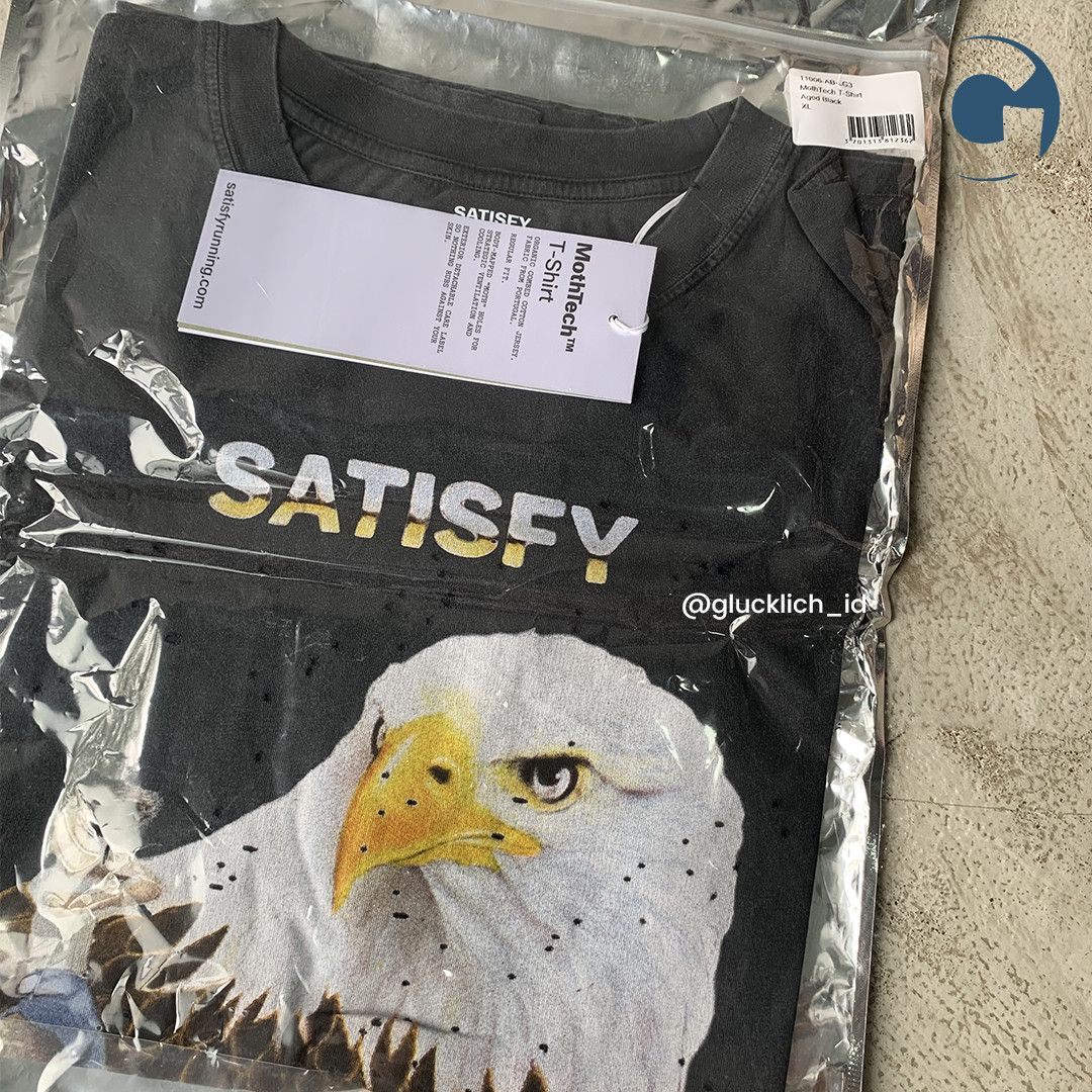 Satisfy Satisfy, MothTech ‘Eagle’ Tee in Aged Black Size US XL / EU 56 / 4 - 9 Thumbnail