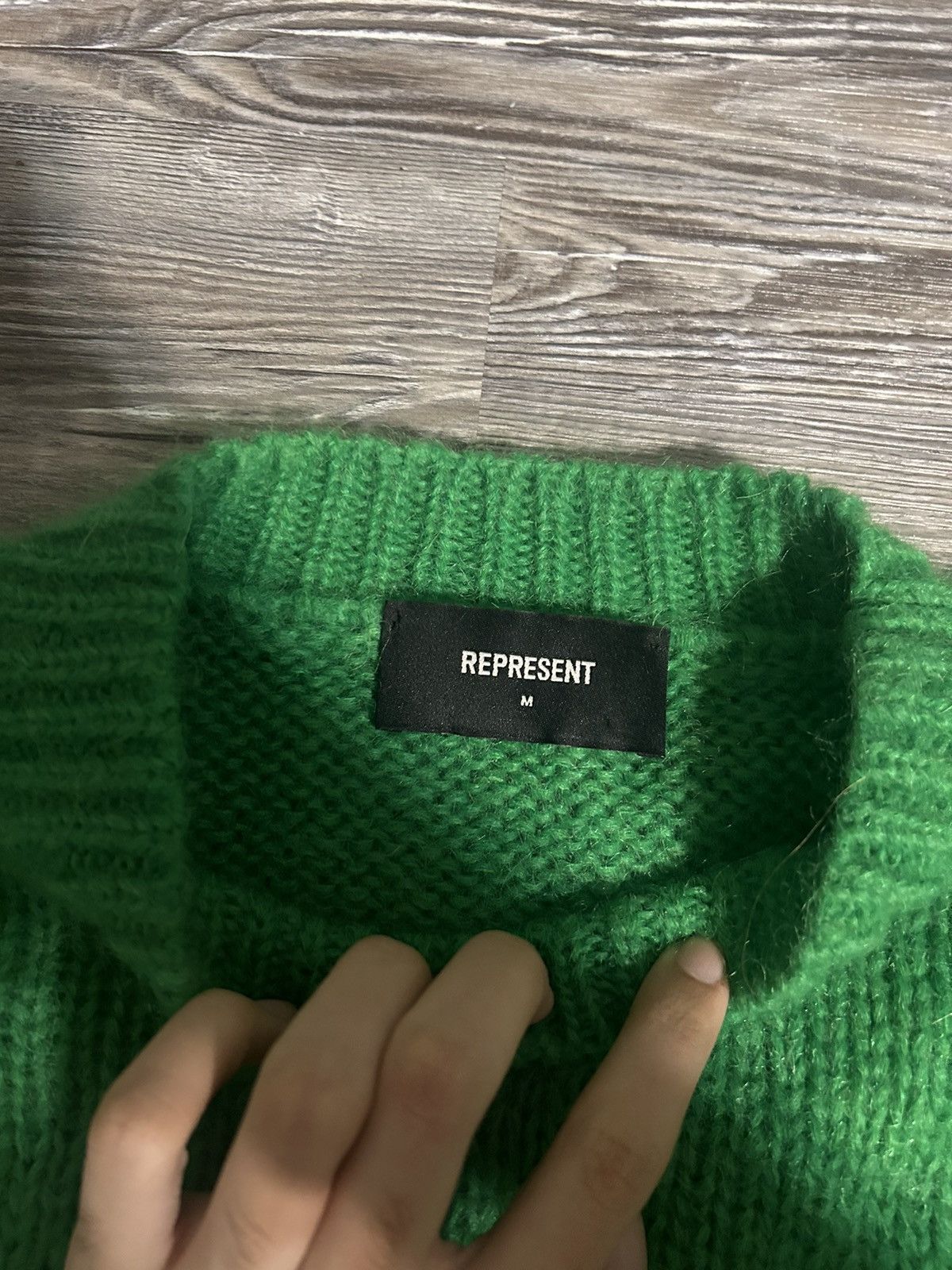 Represent Clo. Mohair green sweater Size US M / EU 48-50 / 2 - 4 Thumbnail