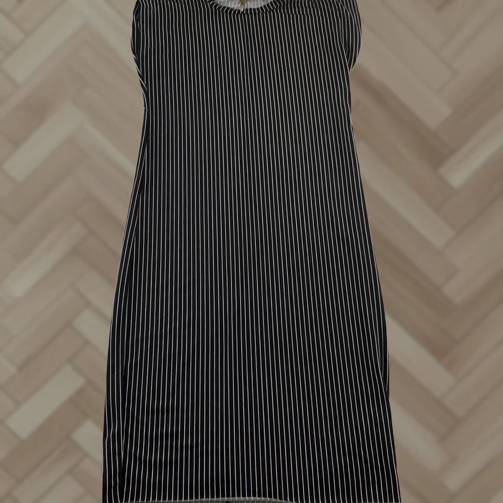 Vintage PaoLino Sleeveless Striped Pencil Dress Women's M/L Black White Size M / US 6-8 / IT 42-44 - 1 Thumbnail