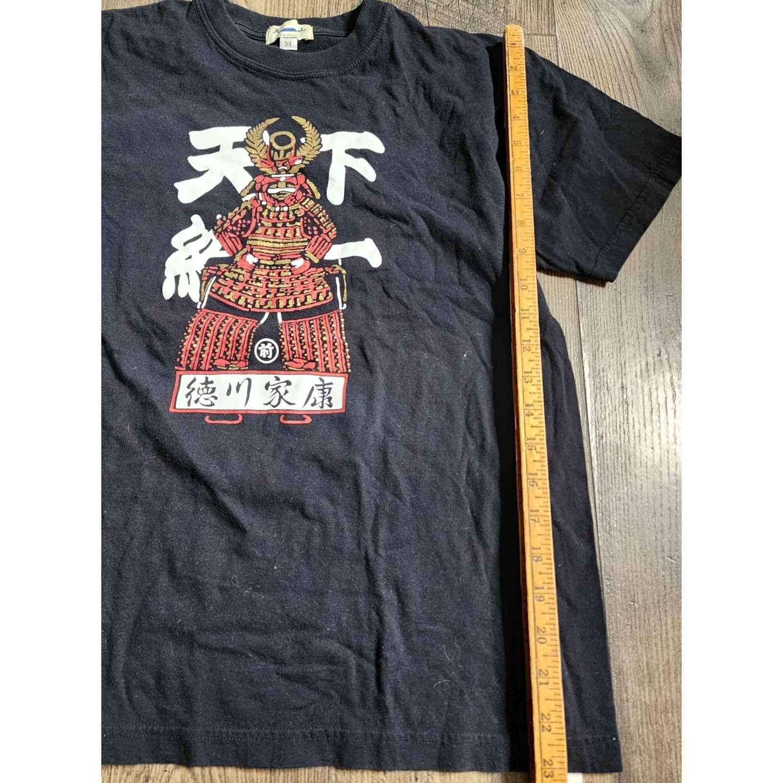 Vintage Yokosuka T-Shirt Mens M Logo Graphic 100% Cotton Black Short Sleeve Crew Neck Slim Fit Vintage 90s Anime Kagemusha Night Theme Mens Size US M / EU 48-50 / 2 - 2 Thumbnail