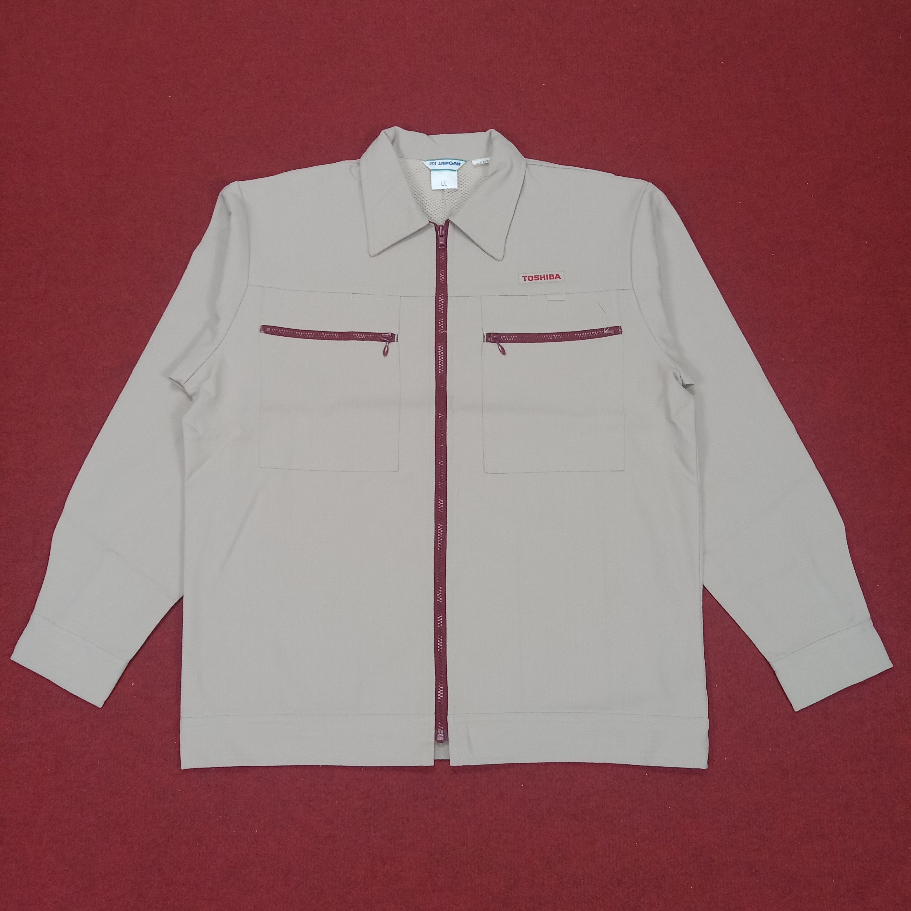 Japanese Brand × Vintage Toshiba Japanese Brand Workwear Uniform Jacket Size US M / EU 48-50 / 2 - 2 Thumbnail