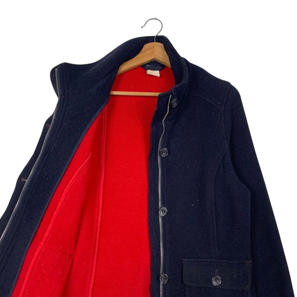 Abercrombie & Fitch ABERCROMBIE & FITCH Small Logo Wool Jacket #2331-C104 Size US L / EU 52-54 / 3 - 10 Thumbnail