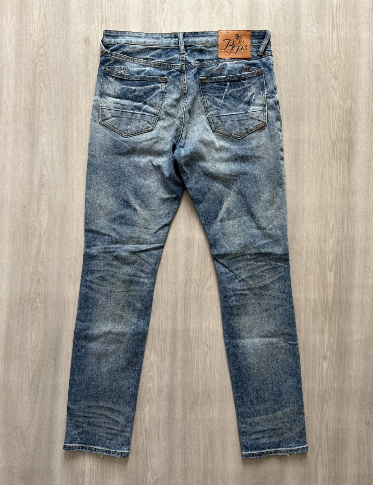 Prps PRPS Jeans Le Sabre Slim Tapered Color Blue Denim Sz 36 Size US 36 / EU 52 - 1 Thumbnail