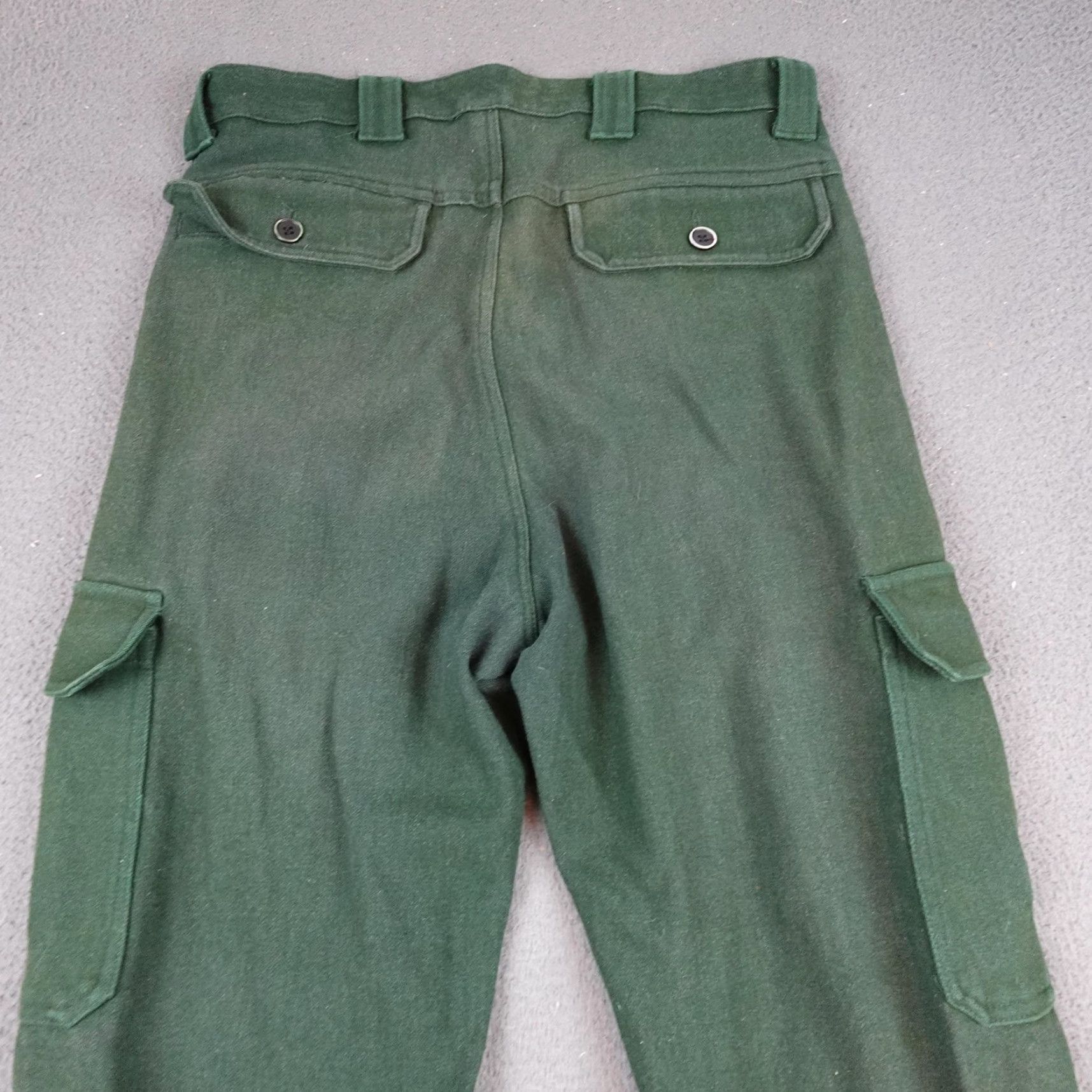 Element VINTAGE WFS Element Gear Pants Mens 34x31 Green Wool Blend Cargo Outdoor Size US 34 / EU 50 - 6 Thumbnail
