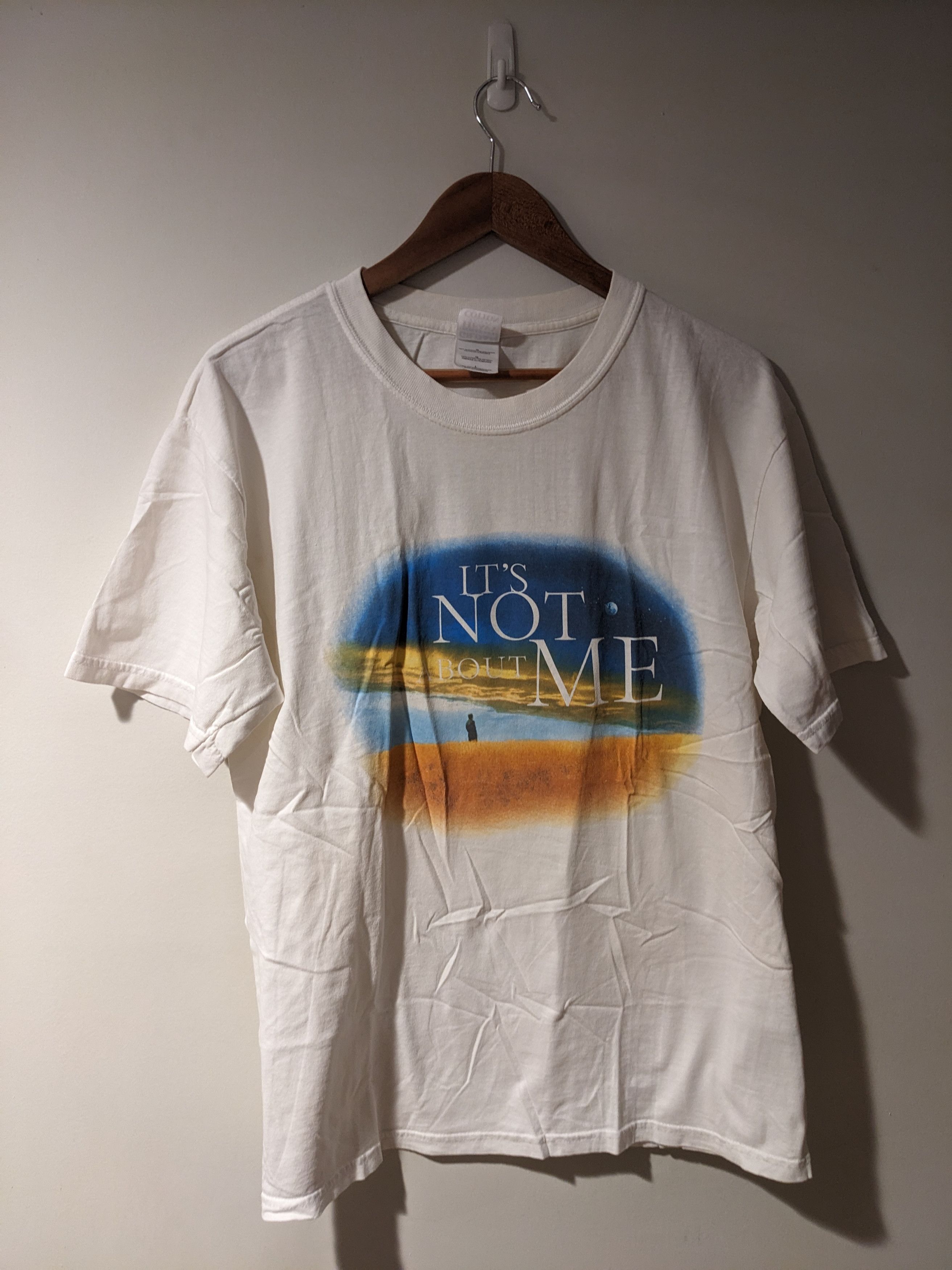 Gildan × Vintage Vintage 2004 It's Not About Me by Max Lucado Large T-Shirt Size US L / EU 52-54 / 3 - 1 Thumbnail