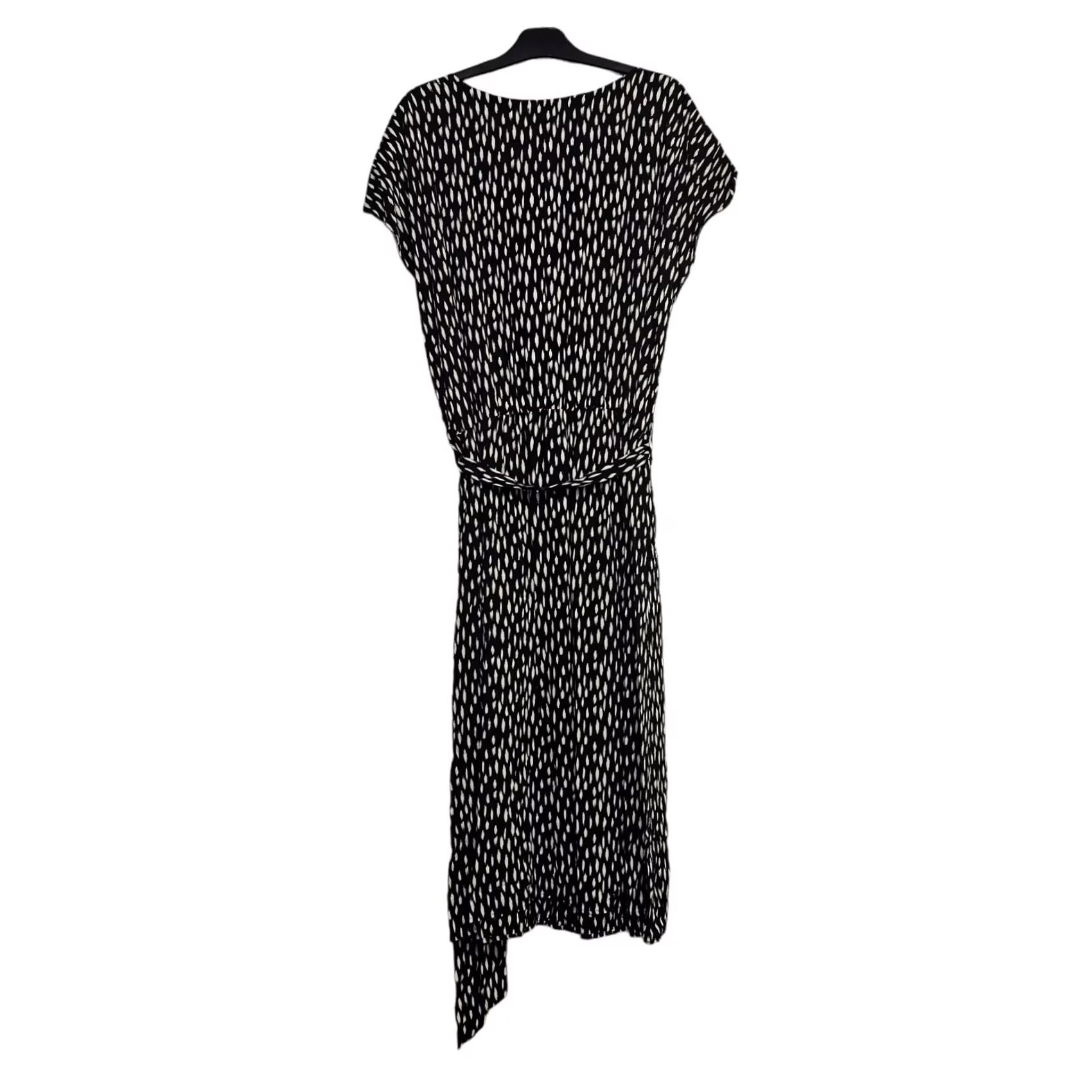 Velvet Velvet by Graham & Spencer Womens Dress XS Black Short Sleeve Wrap Knee Length V-Neck Knit Viscose Dry Clean Only Womens Dress Size 26" / US 2 / IT 38 - 4 Thumbnail