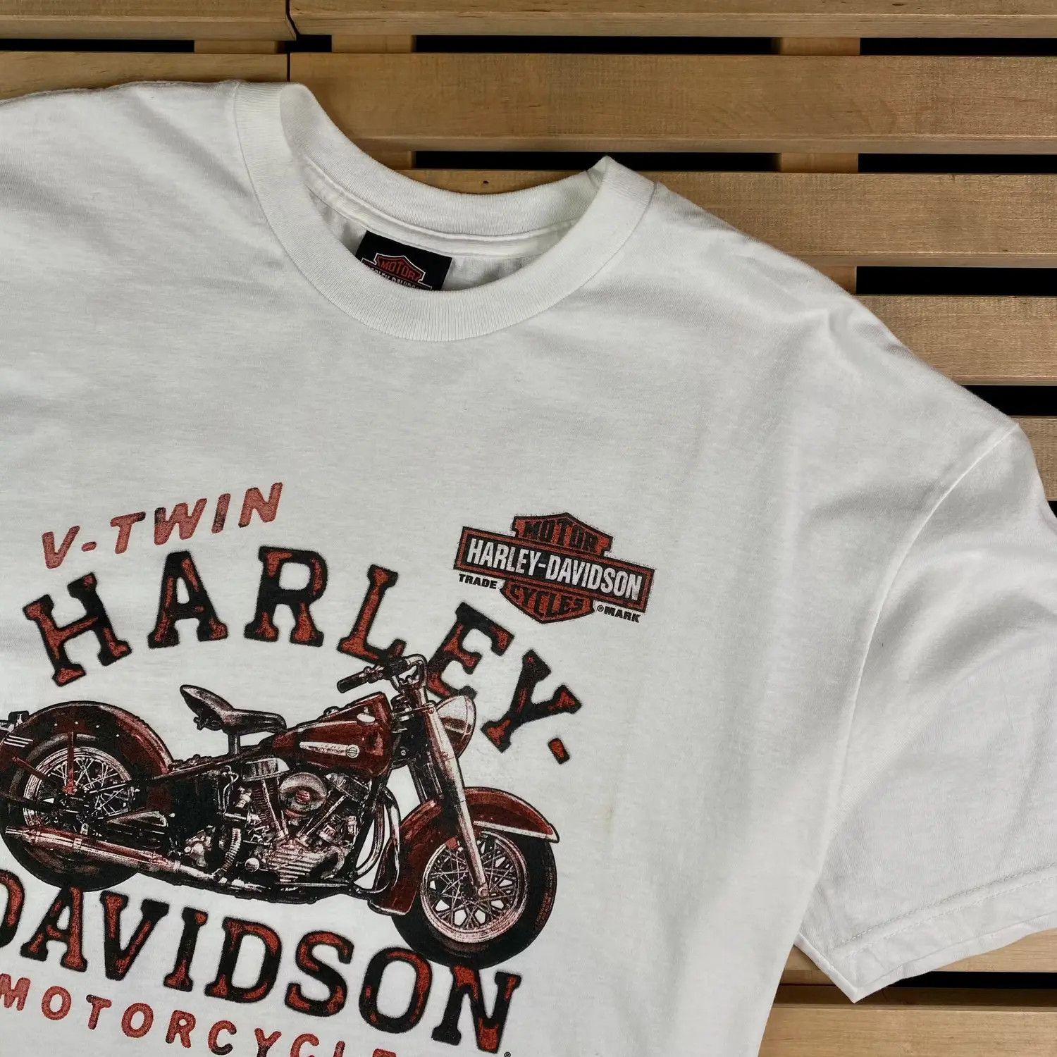 Band Tees × Harley Davidson × Vintage Mens Vintage T Shirt Harley Davidson Motorcycles Size XL Size US XL / EU 56 / 4 - 2 Thumbnail