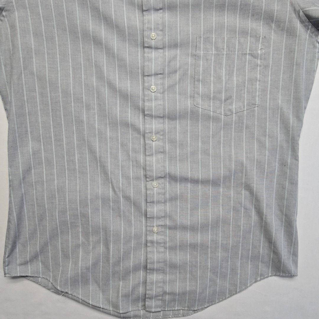 Van Heusen Vintage Van Heusen Shirt Editions Gray Mens Large 15.5 80s Size US L / EU 52-54 / 3 - 3 Thumbnail
