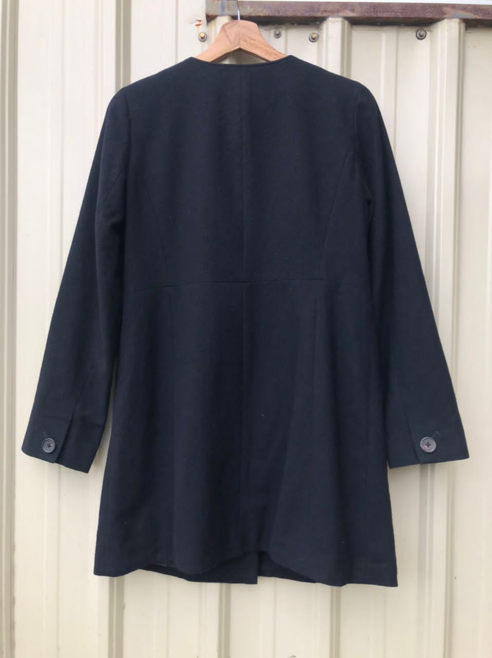Japanese Brand × Margaret Howell Vintage MHL Margaret Howell Collarless Coat Jacket Size S / US 4 / IT 40 - 2 Thumbnail