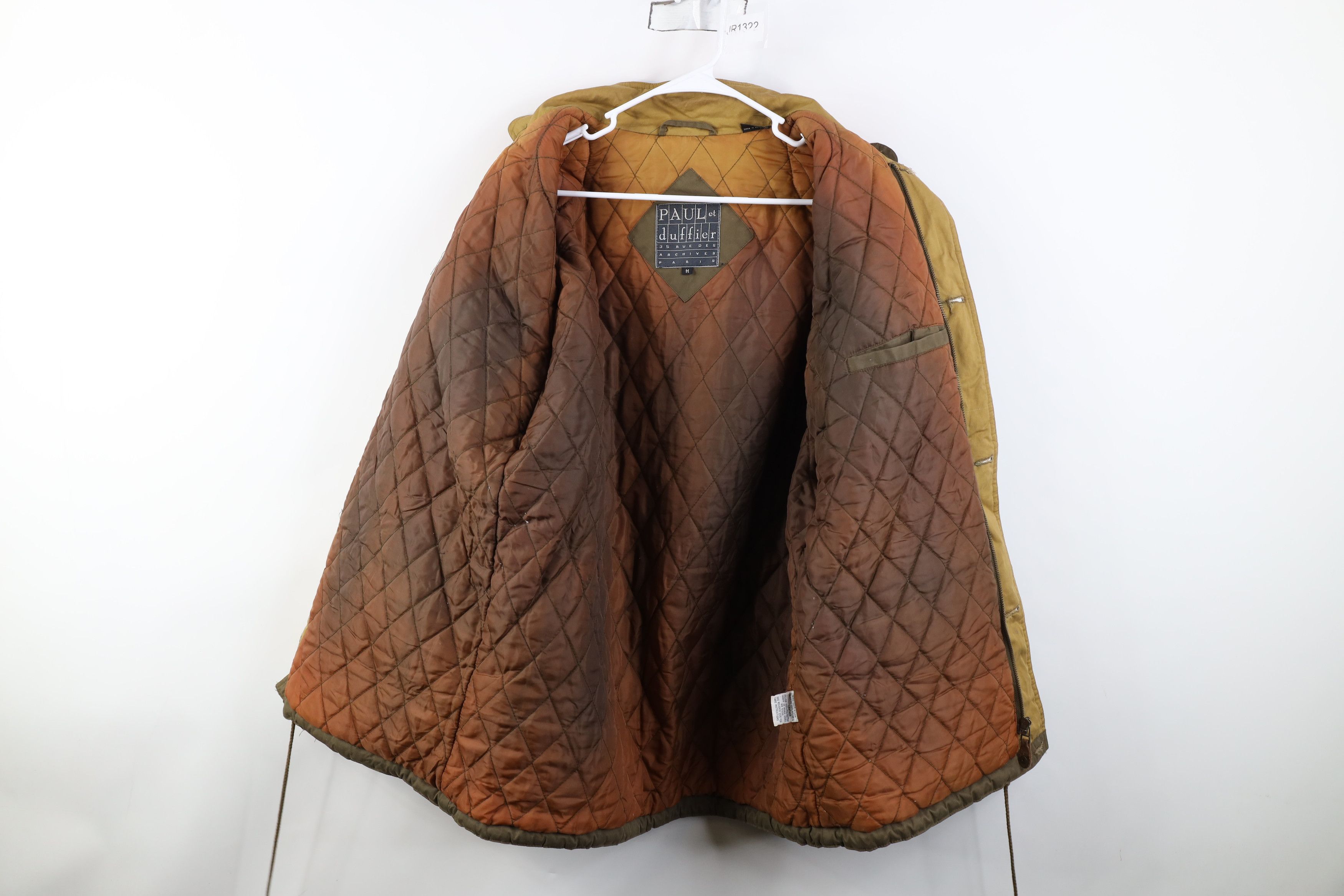 Vintage Vintage 90s Streetwear Quilted Suede Trim Winter Jacket Size US M / EU 48-50 / 2 - 11 Thumbnail