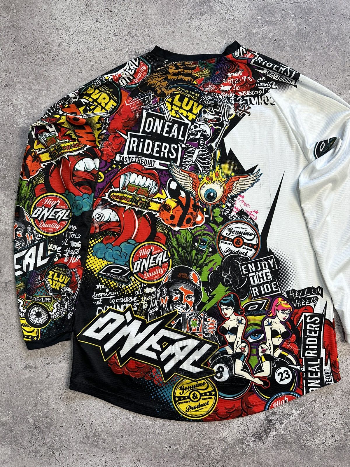 O'Neill Vintage O’neal Mayhem Motocross Racing Jersey Fox Y2K Size US L / EU 52-54 / 3 - 9 Thumbnail