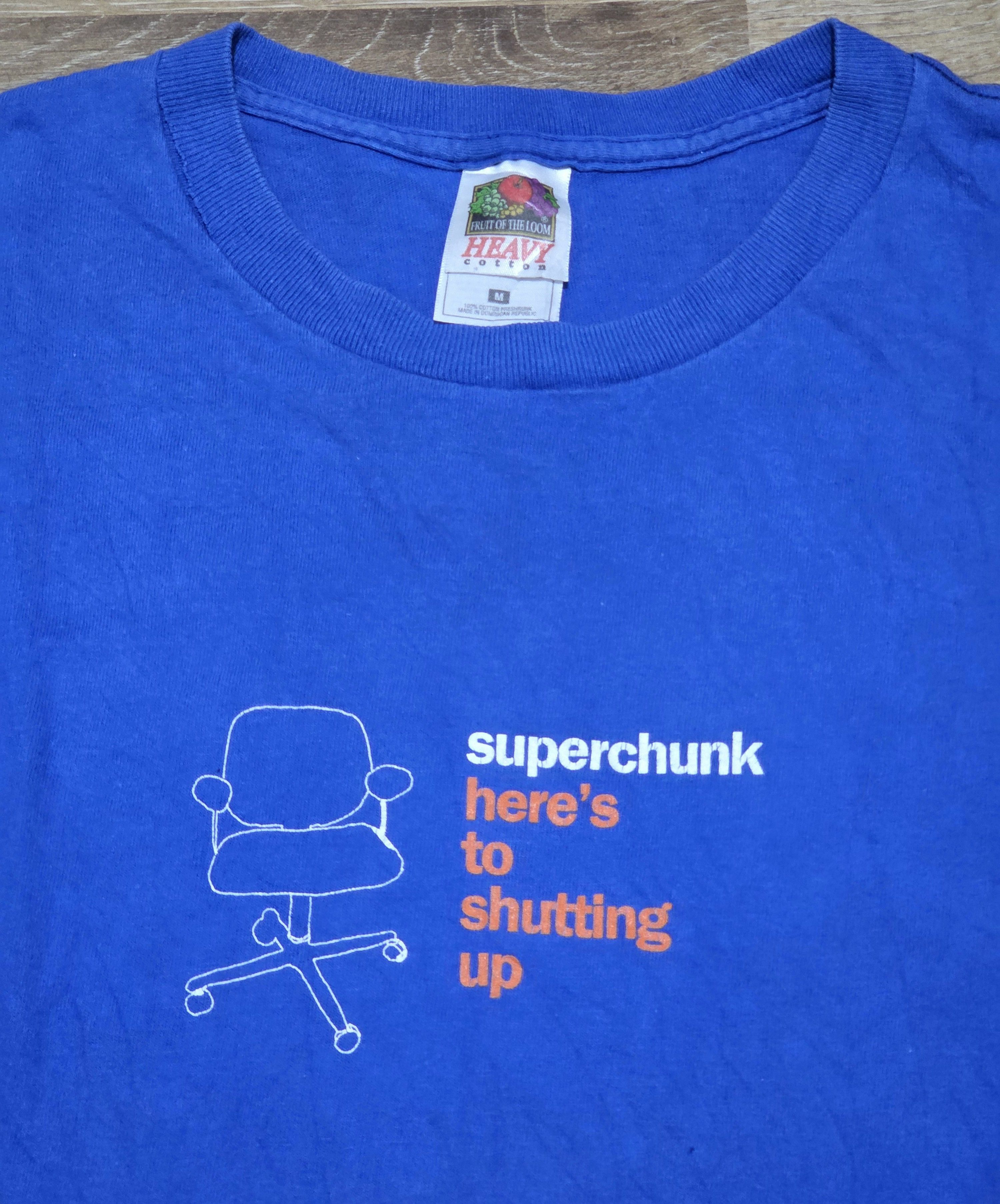 Band Tees Vintage SUPERCHUNK Band Here' to Shutting Up Album T Shirt Size US M / EU 48-50 / 2 - 3 Thumbnail