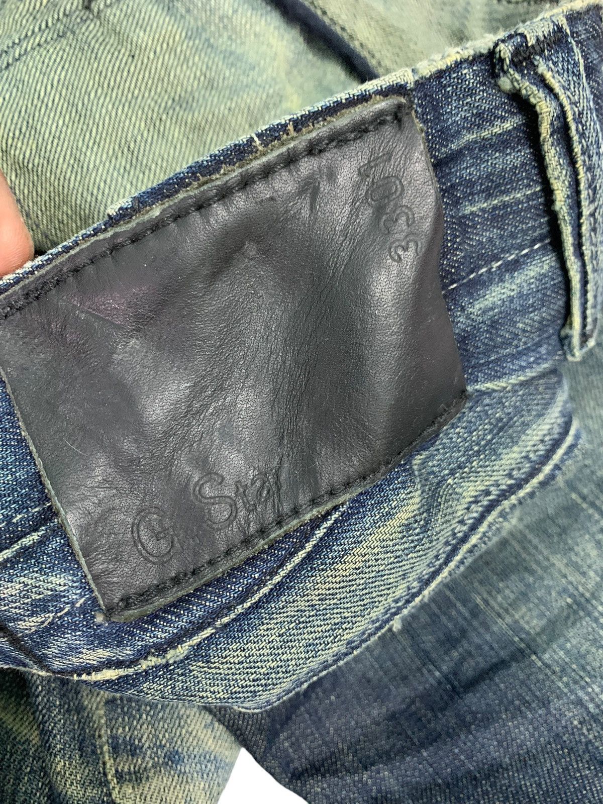 G-Star 🔥Rare Japanese Brand G-Star 3301 Distressed Jeans Size US 34 / EU 50 - 12 Thumbnail