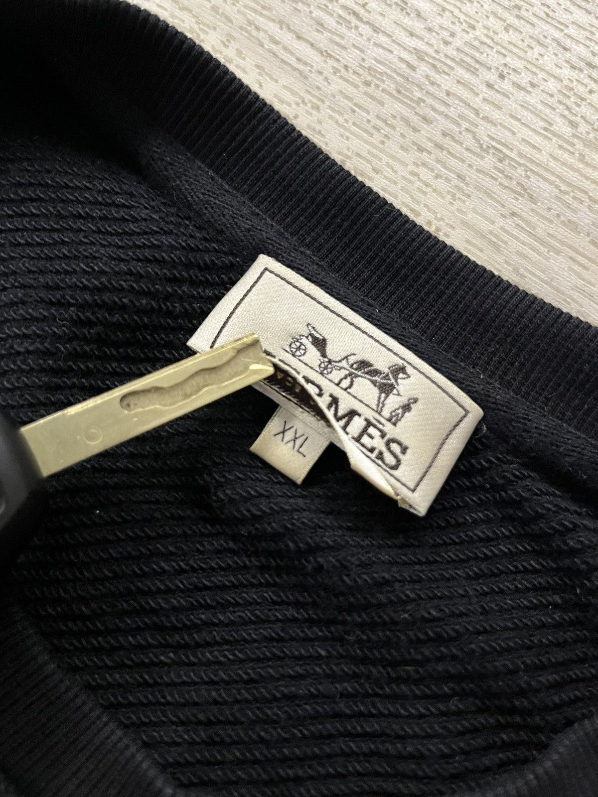 Hermes Hermès Big Logo Lux Luxury OldMoney Sweatshirt/Crewneck Size US L / EU 52-54 / 3 - 4 Thumbnail