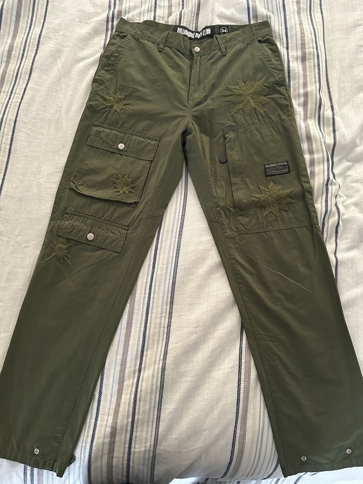 Billionaire Boys Club SHOOTING STAR PANT - CALLISTE GREEN