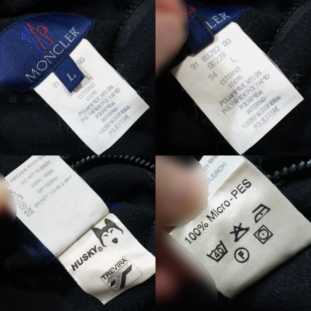 Moncler 90s Reversible Tech Fleece Nylon Shell Husky Trevira Jacket Size US L / EU 52-54 / 3 - 15 Thumbnail
