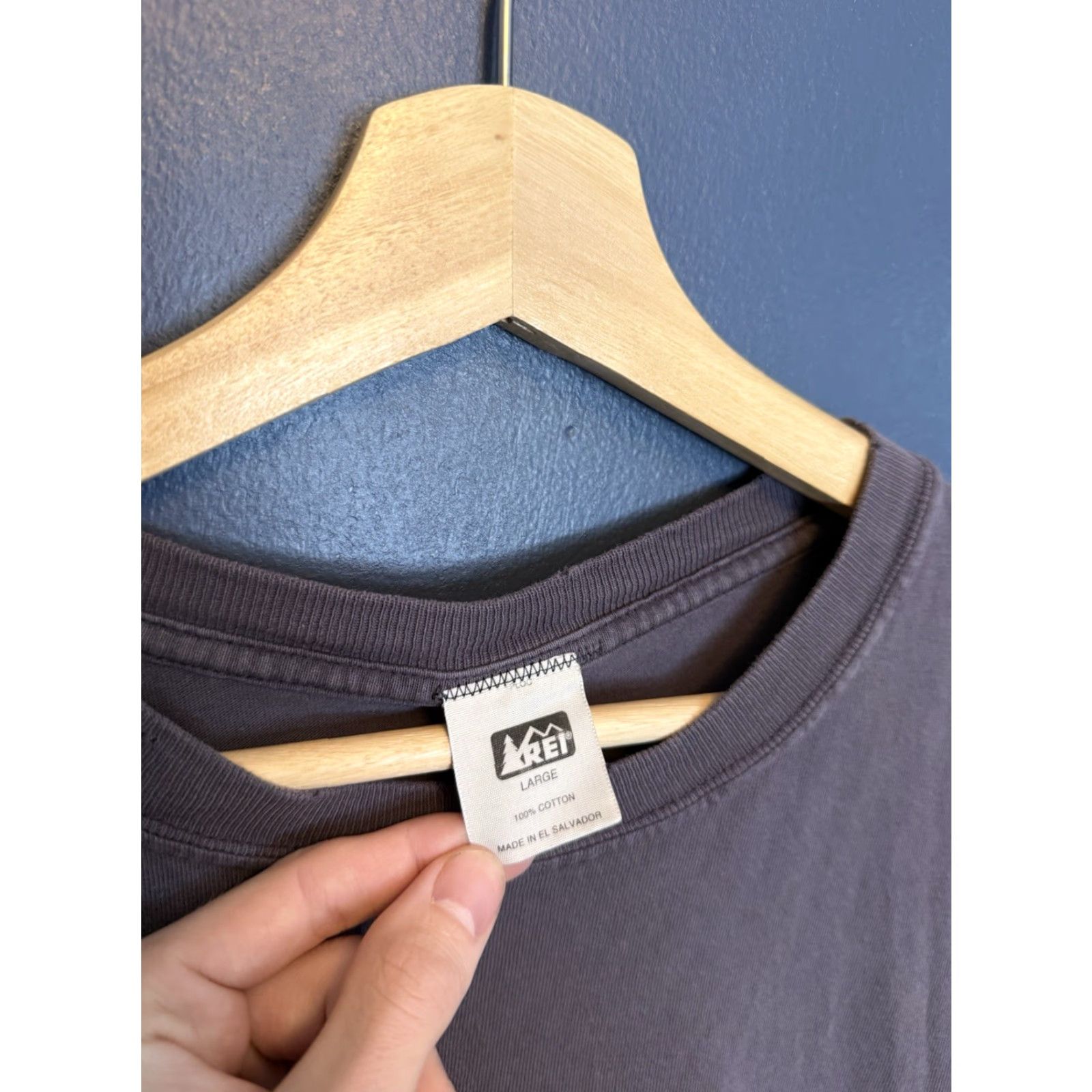 Vintage VINTAGE REI Gray T-Shirt 90s Mens Large L Shirt Outdoor Tee Shirt Size US L / EU 52-54 / 3 - 3 Thumbnail