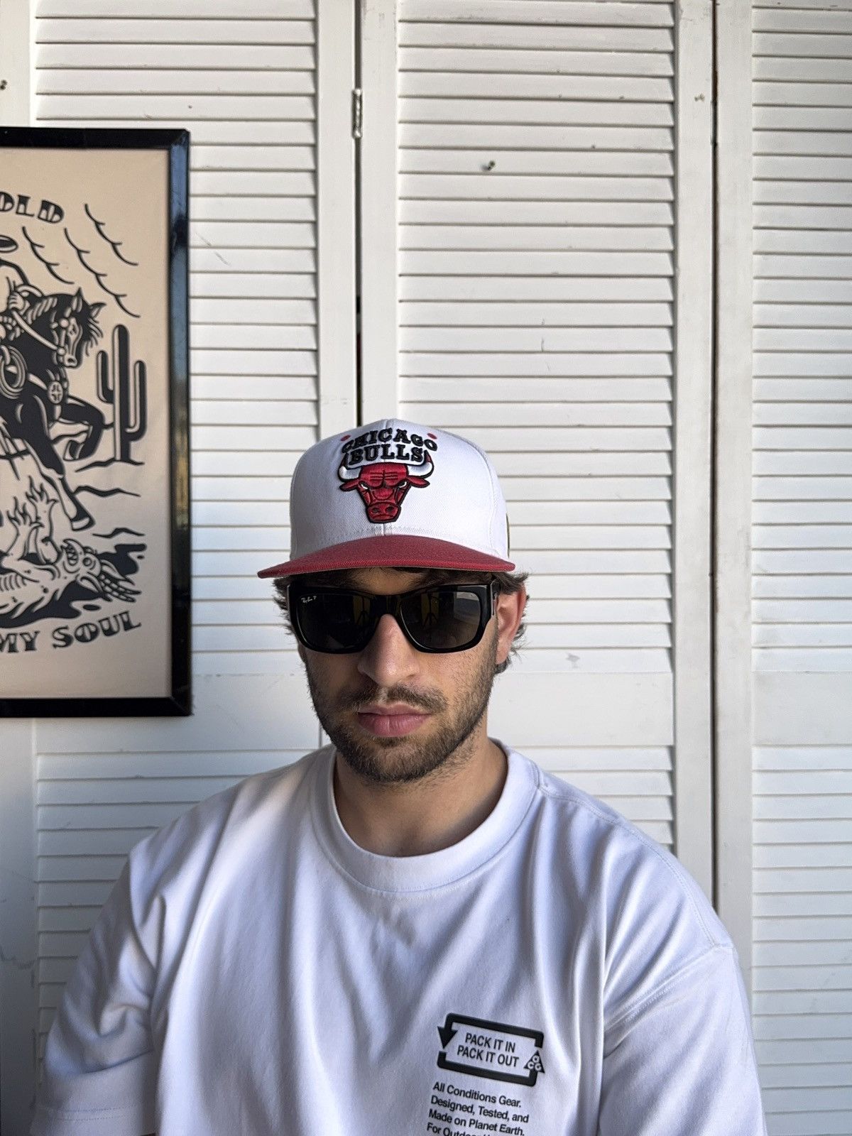 NBA Vintage NBA Chicago Bulls Logo Snap Hat Cap Size ONE SIZE - 3 Thumbnail