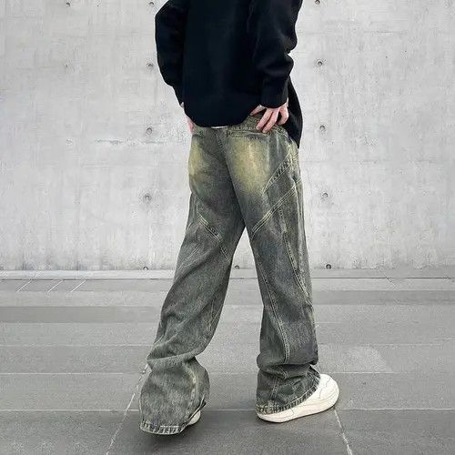 Japanese Brand × Jean Jeans Men Wide Leg Baggy Size US 32 / EU 48 - 3 Thumbnail