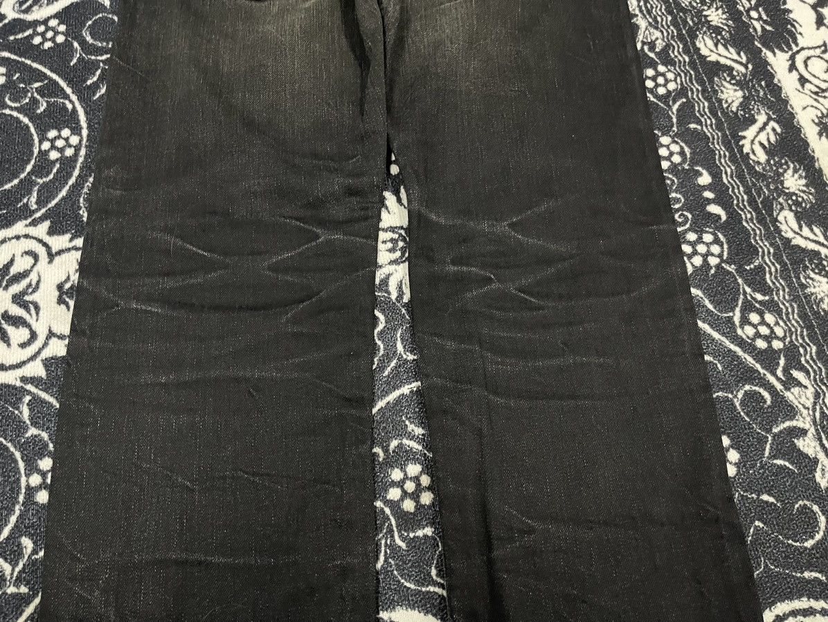 If Six Was Nine 90s KURA BUCKLEBACK DENIM JEANS DISTRESSED DESIGN Size US 29 - 16 Thumbnail