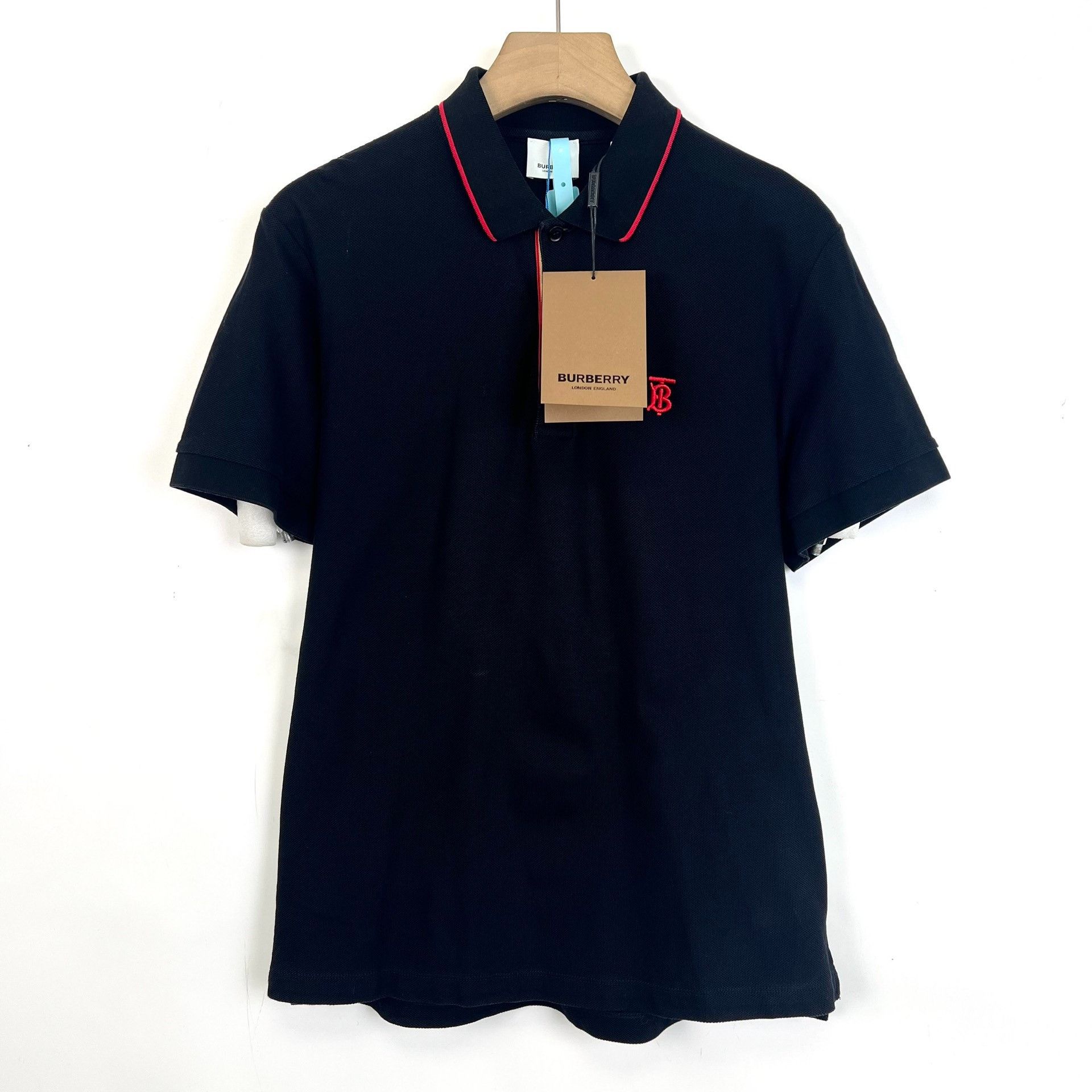 Burberry Burberry Logo Embroidered Polo Shirt Size US M / EU 48-50 / 2 - 1 Thumbnail