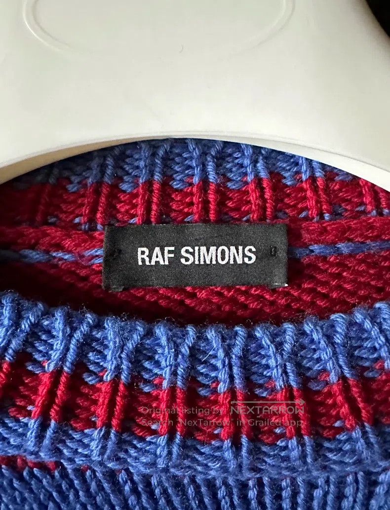 Raf Simons Raf Simons Red and Blue Layered Sweater Size US M / EU 48-50 / 2 - 3 Thumbnail